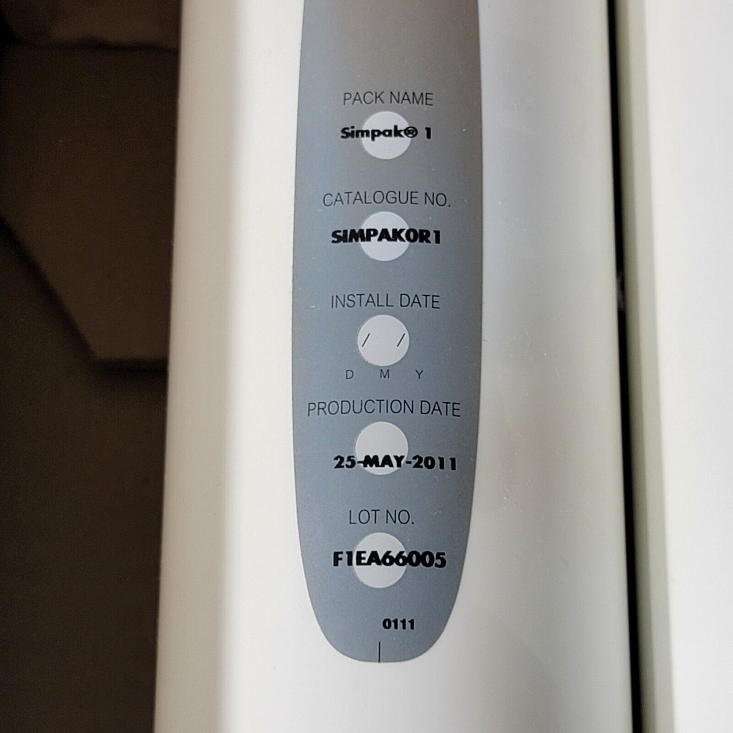 Millipore SIMPAK0R1 OEM Replacement Cartridge Filter (1/pk) SIMPAK 1