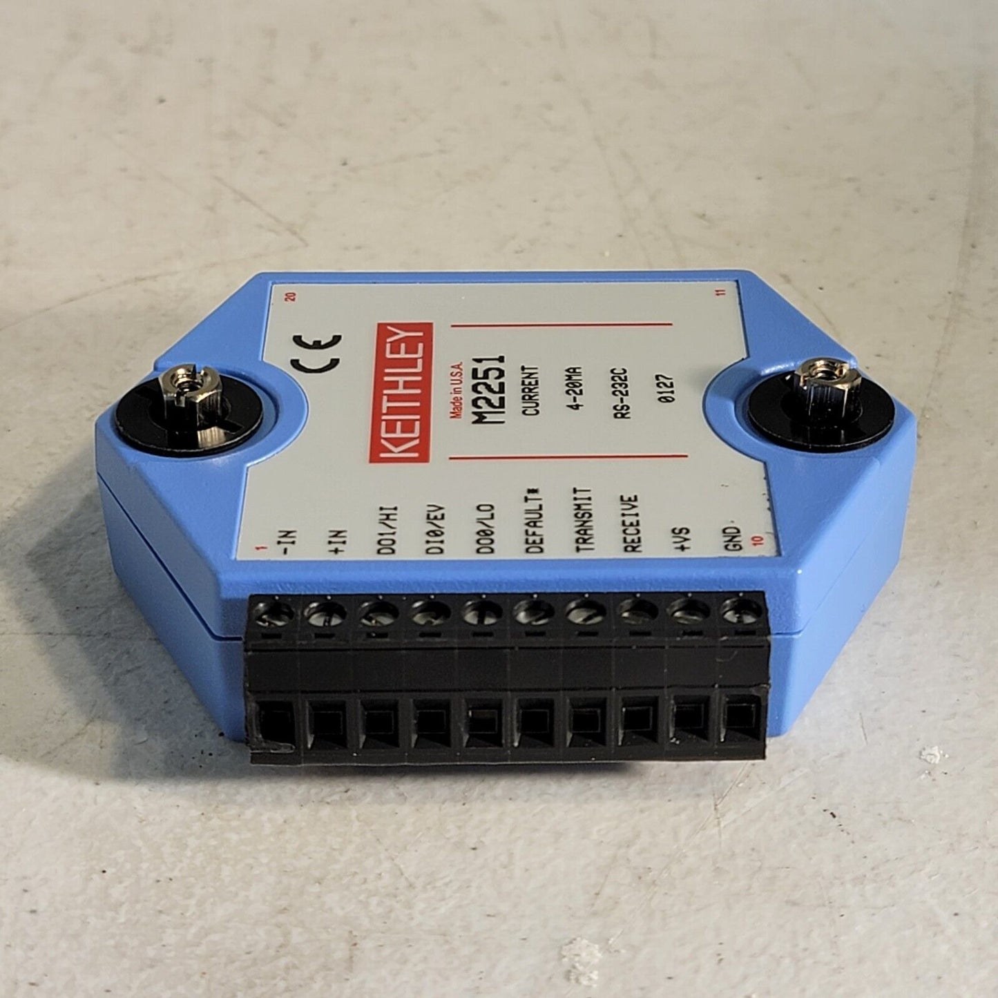 Keithley M2251 Current 4-20mA Process Module Computer Interface RS-232C M2000