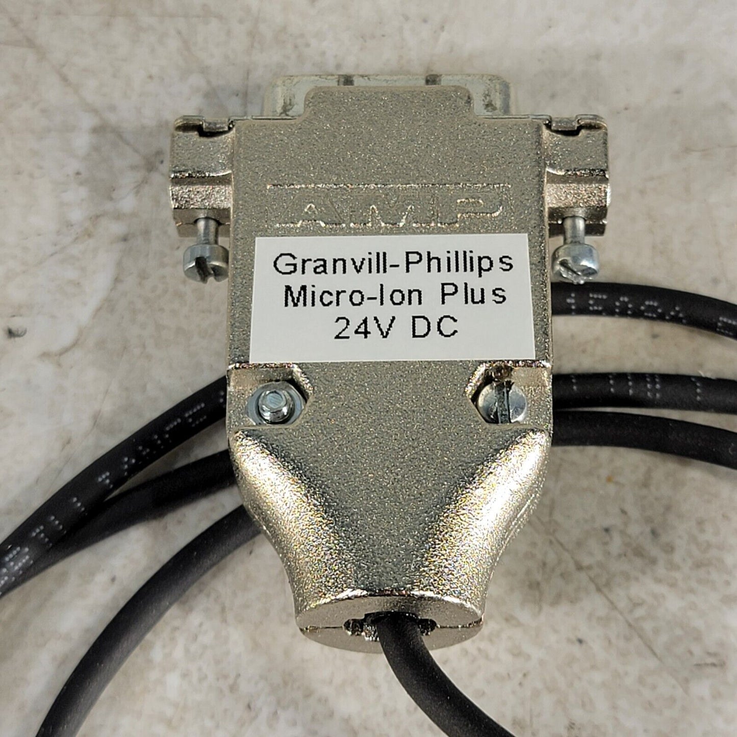 Granville-Phillips MKS Micro-Ion Plus 24VDC Power Cable DB-15 Plug