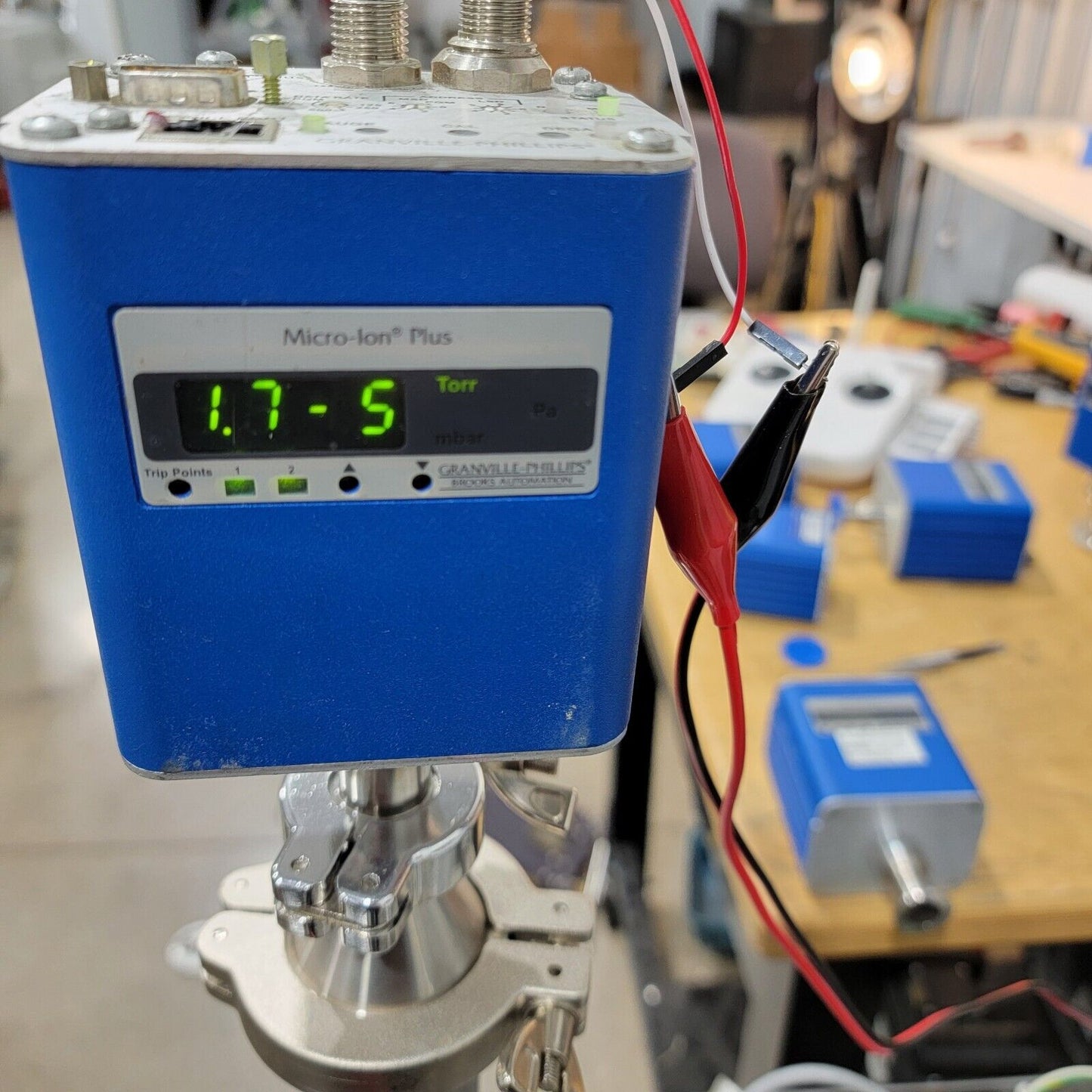 TESTED- MKS Granville-Phillips 356005-YD-T Micro-Ion Plus Vacuum Gauge KF16
