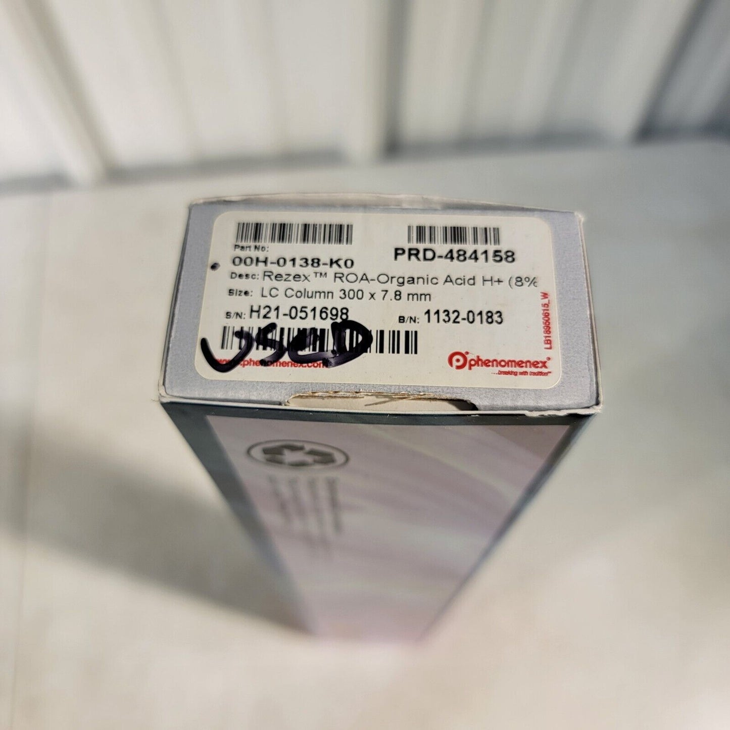 HPLC Column Phenomenex 00H-0138-K0 300x7.80mm Rezex R0A-Organic Acid H + (8%)