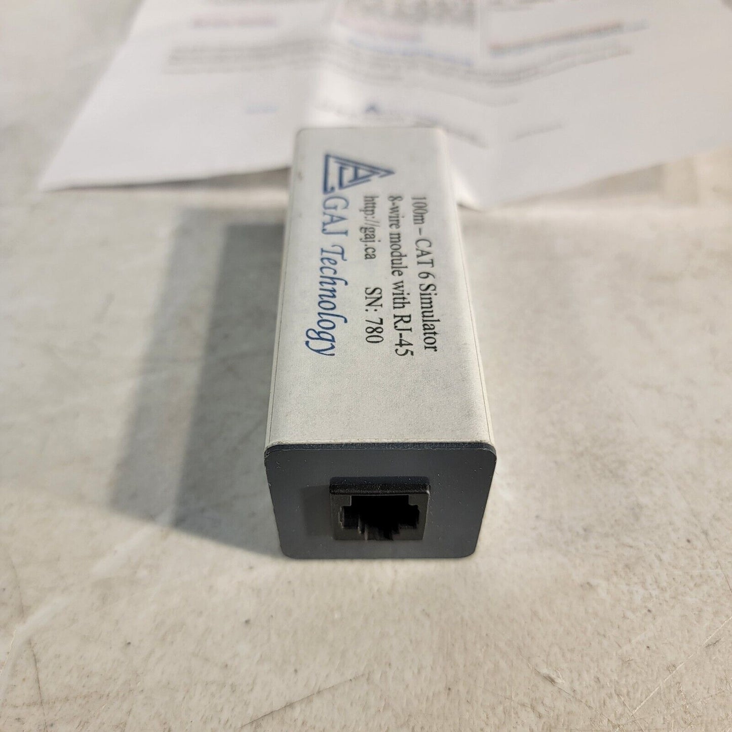 GAJ Technology 100m CAT-6 Simulator 8-wire Module RJ-45 Connector