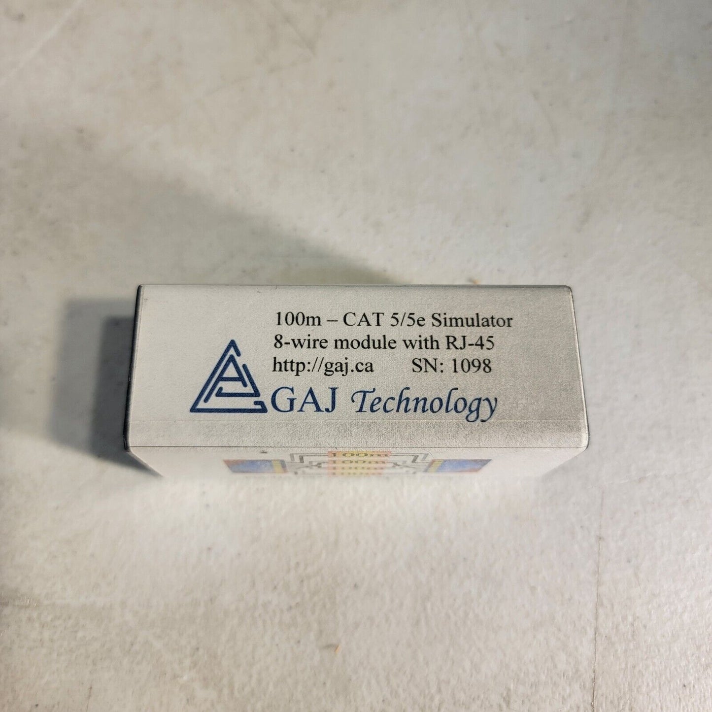GAJ Technology 100m CAT-5/5e Simulator 8-wire Module RJ-45 Connector