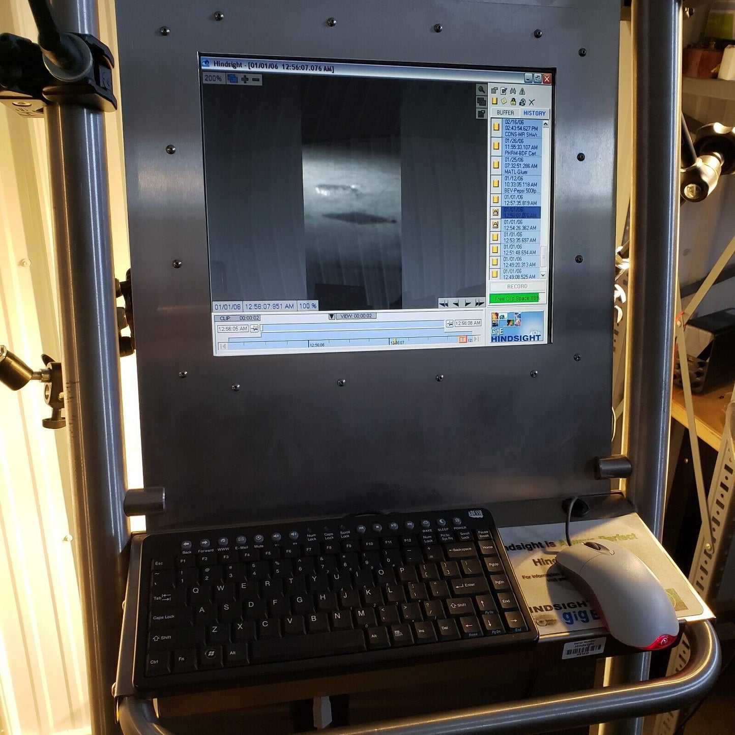Hindsight 20/20 Industrial High Speed Video Camera GigE 1000 Frames/Second Max