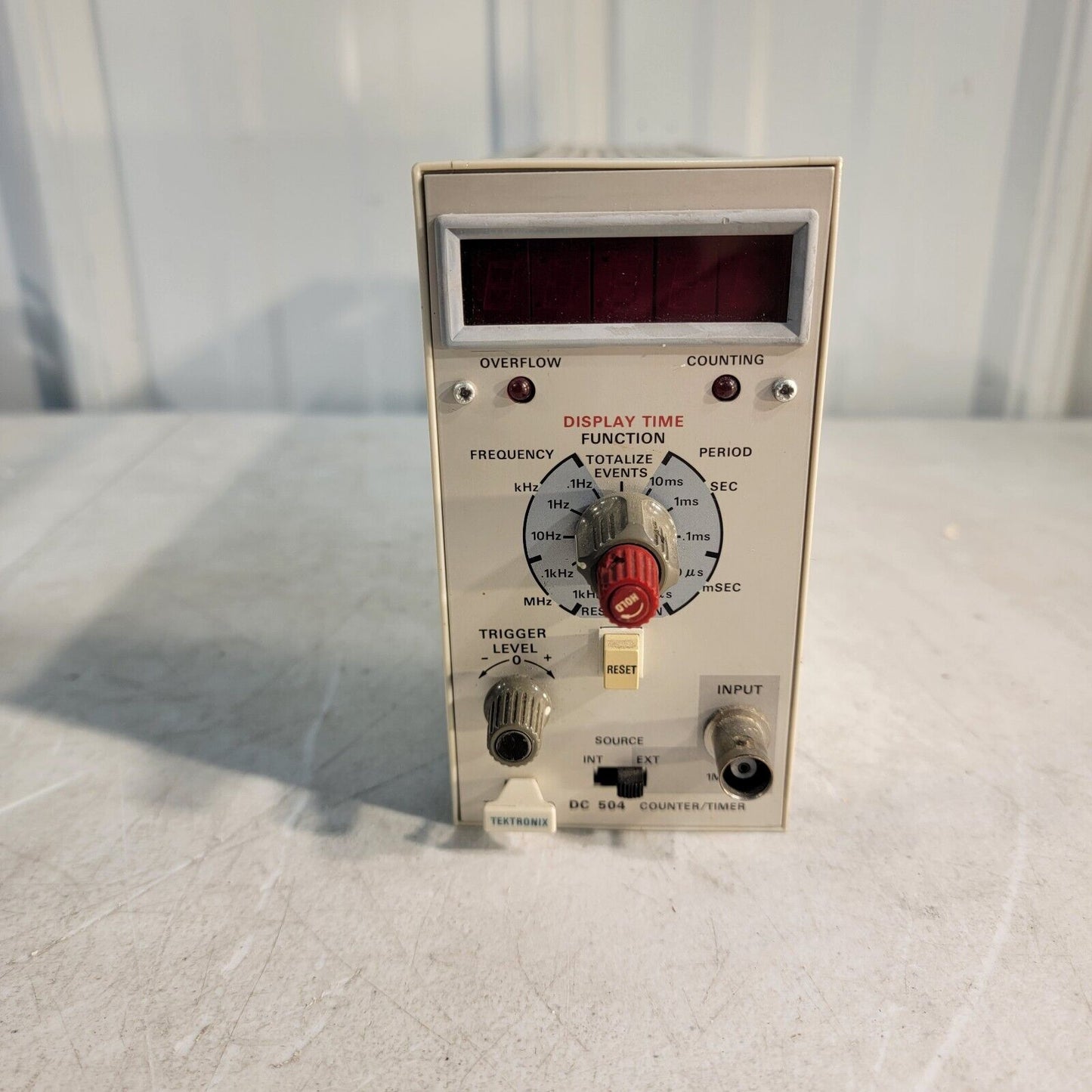 Tektronix DC 504 Counter/Timer Module 80 MHz, 5-Digit Frequency Counter