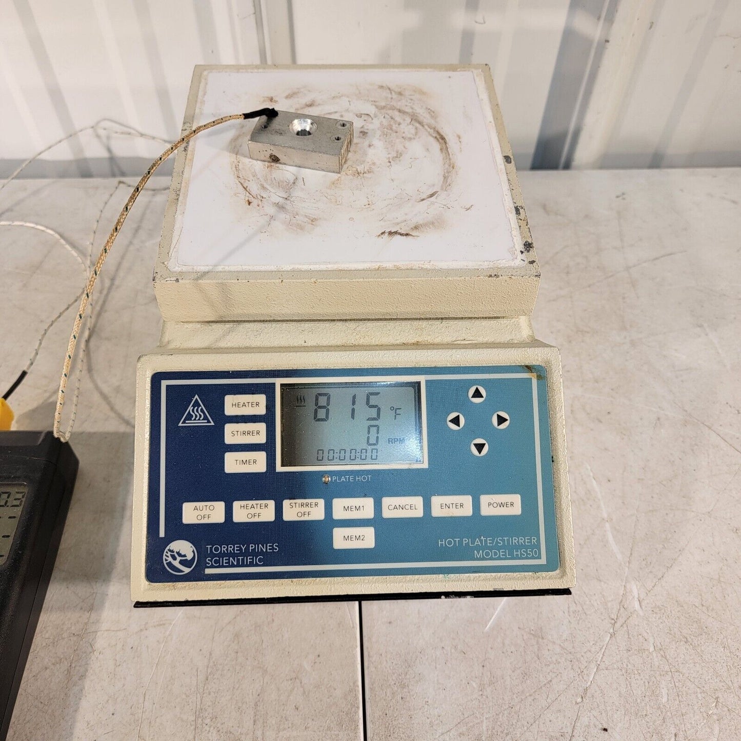 Torrey Pines HS50 Digutal Hot Stir Plate 450 Watt - Tested Works