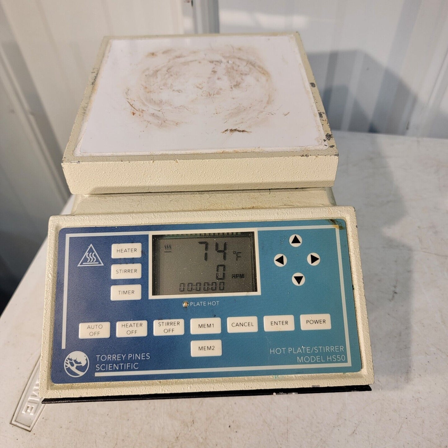 Torrey Pines HS50 Digutal Hot Stir Plate 450 Watt - Tested Works