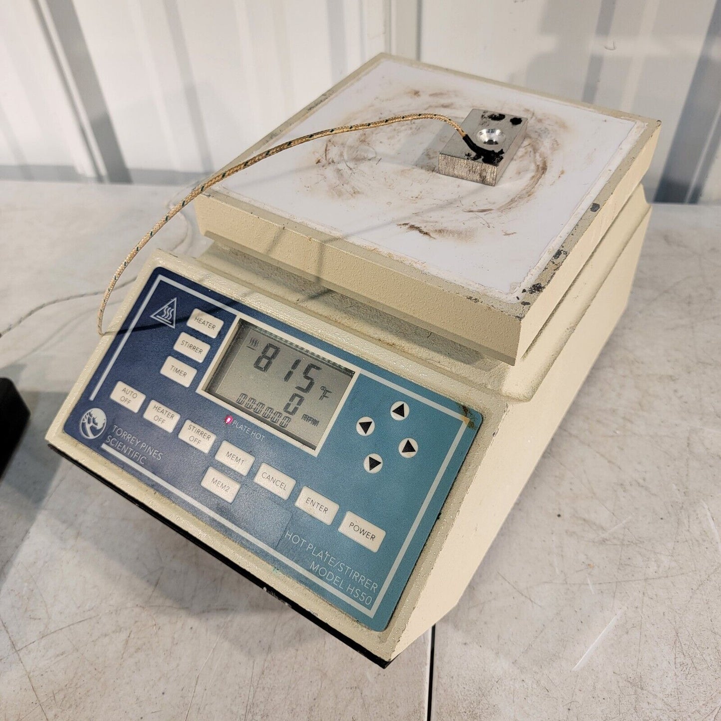 Torrey Pines HS50 Digutal Hot Stir Plate 450 Watt - Tested Works