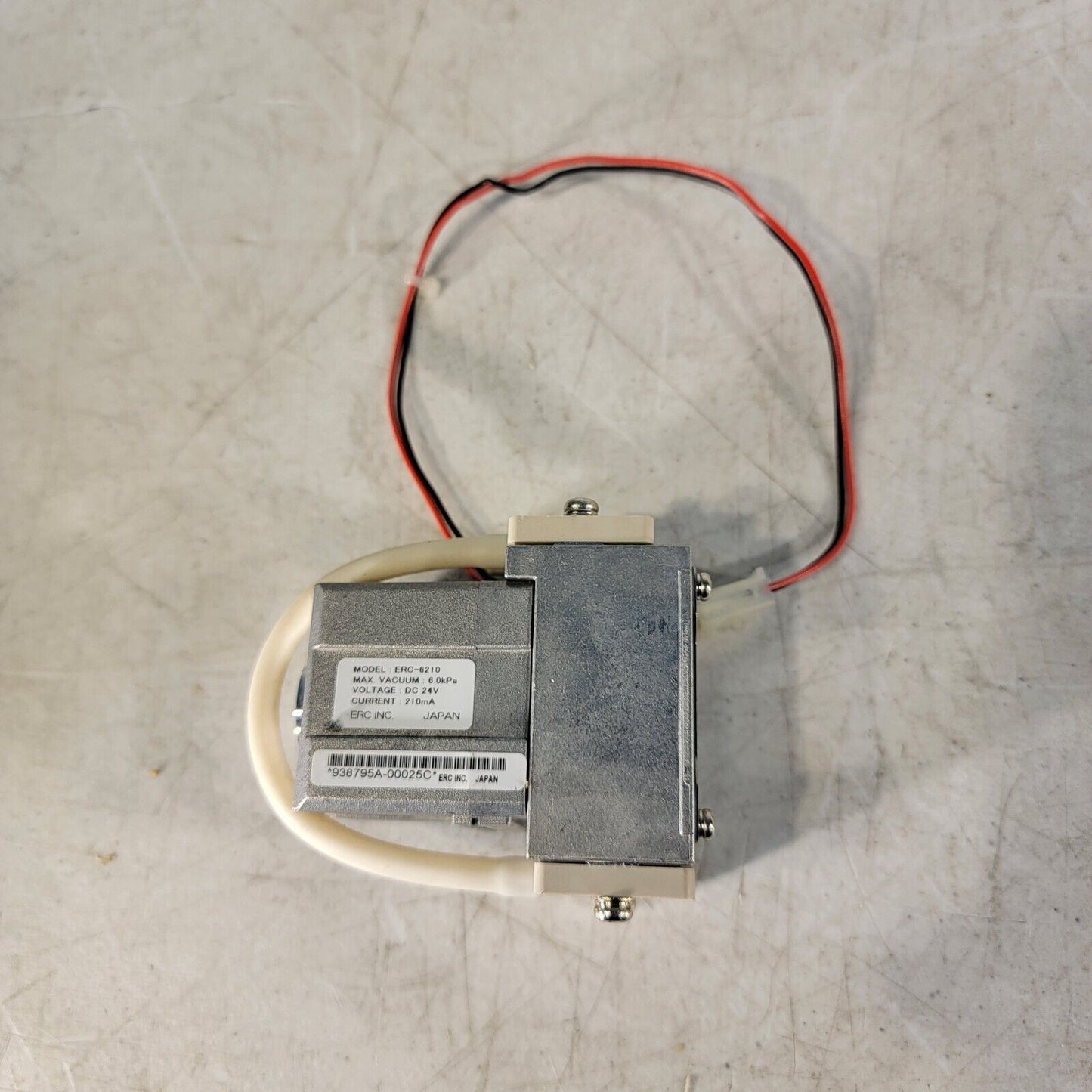 ERC-6210 Air Vacuum Pump for Shimadzu DGU-20A Tested- Works 24V DC 0.21A