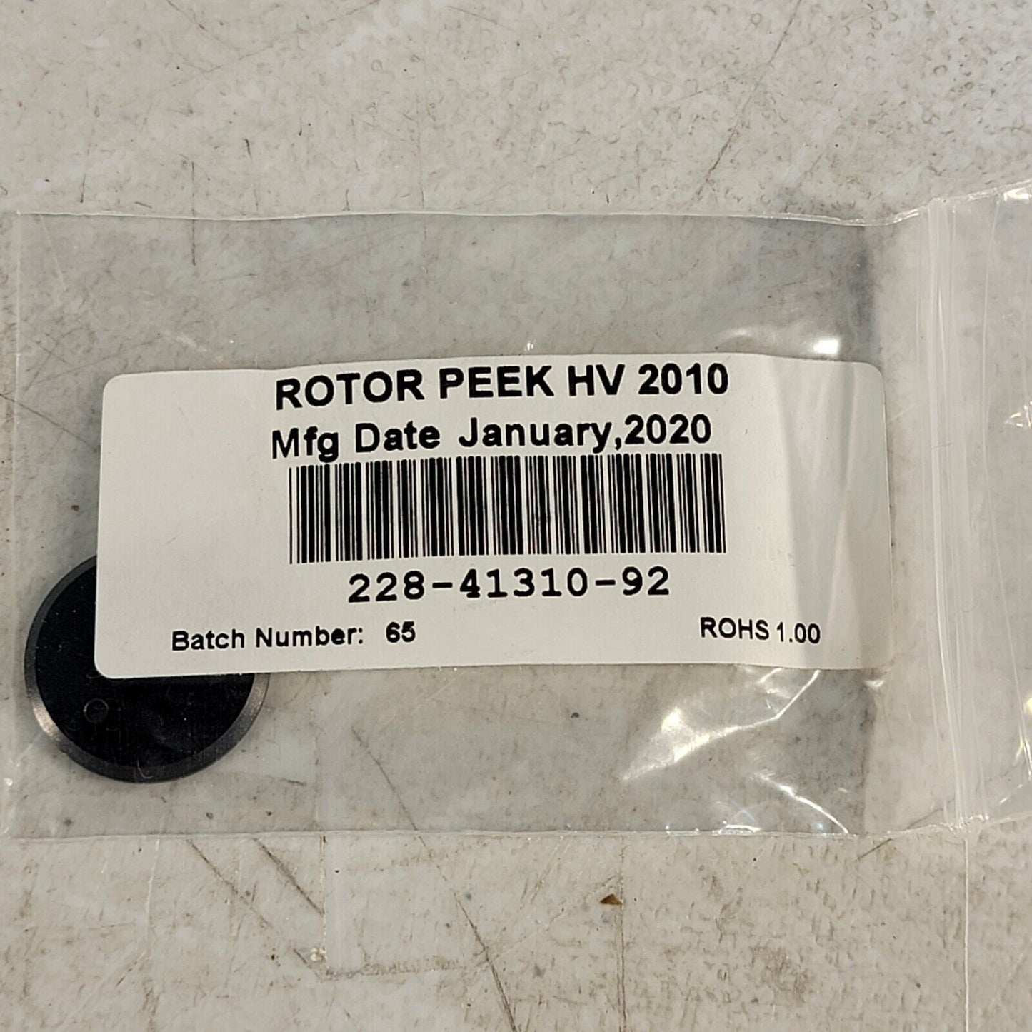 Shimadzu 228-41310-92 PEEK Rotor for SIL-HT/SIL-20 High Pressure Valve