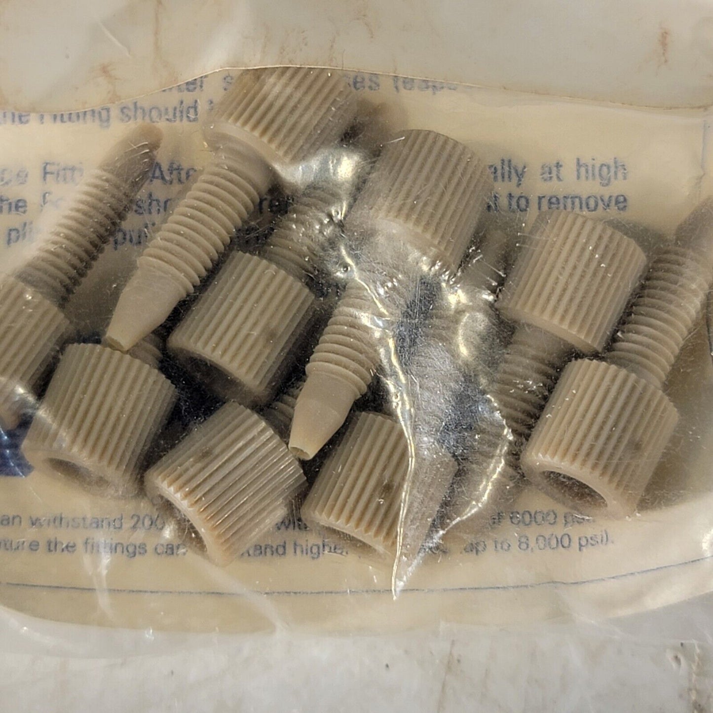 Shimadzu 220-91469-01 Long PEEK Finger Tight Fittings IDEX F-130X 9-pk
