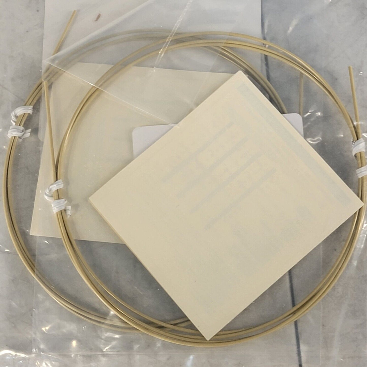 Lot of 2 Shimadzu 220-91469-02 Yellow PEEK Tubing 1/16" For Column Outlet Det In