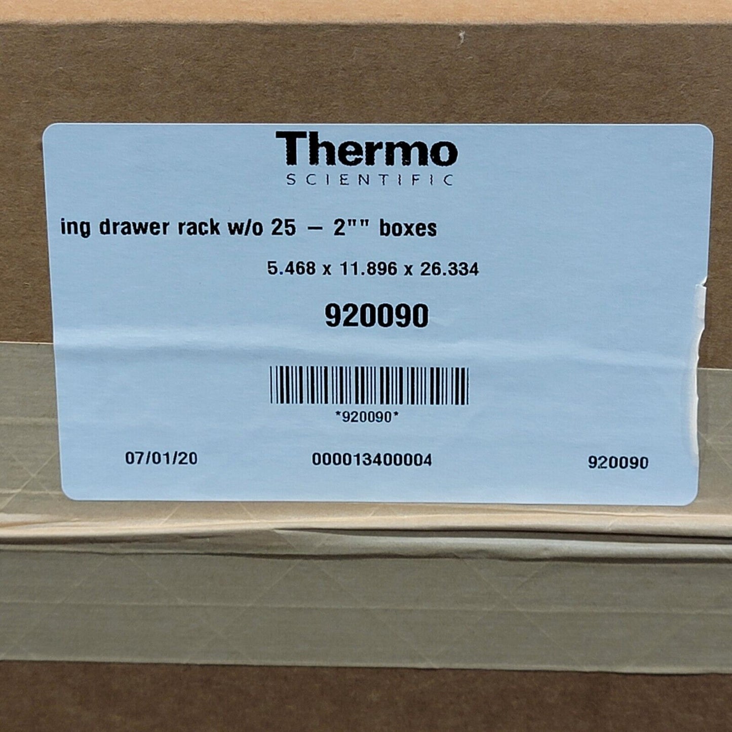 Thermo Scientific 920090 Racks for 4 Shelf TSX/TDE Series Freezers 2" Boxes