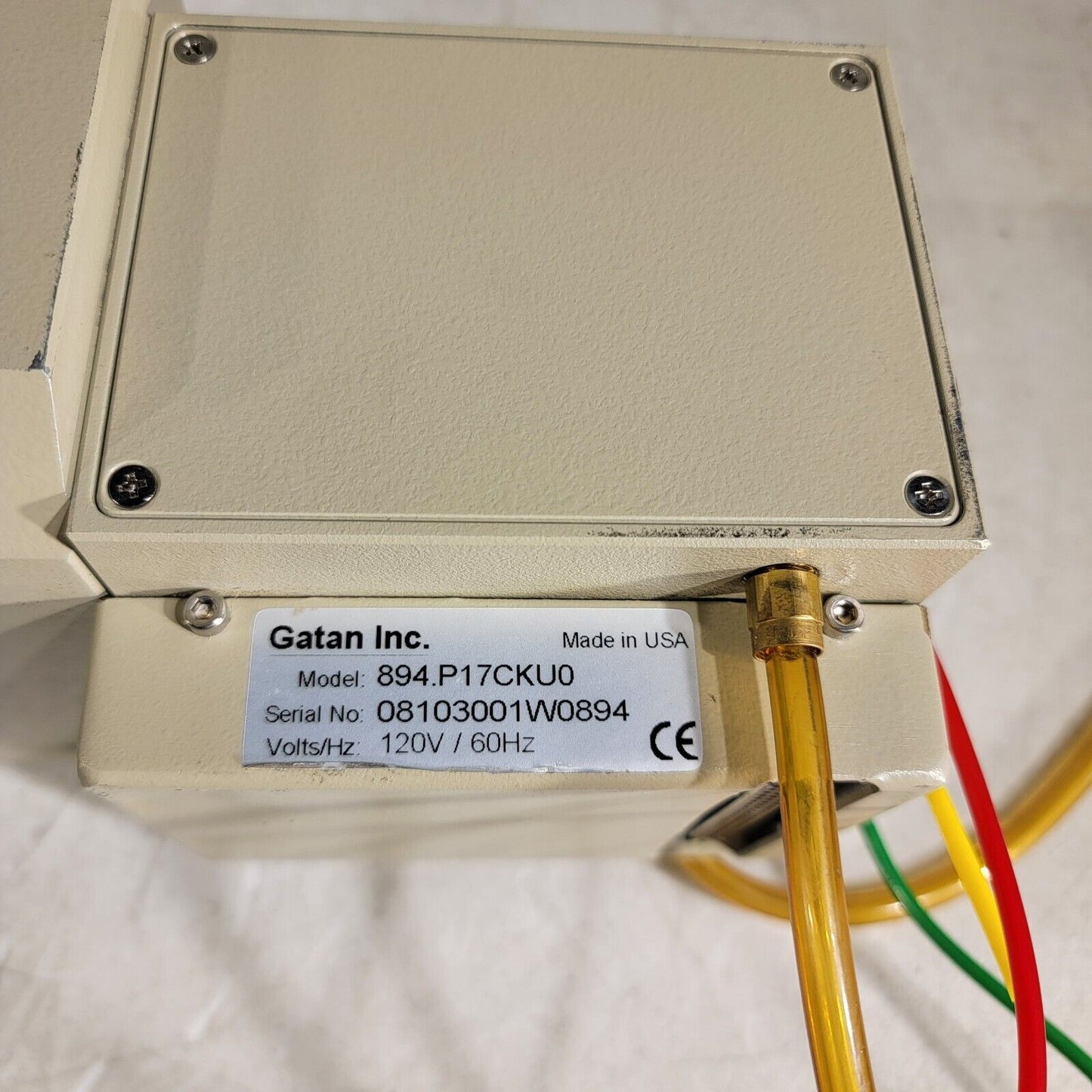 Gatan 894.P17PKU0 UltraScan 1000 Camera TEM CCD 2k x 2k UHV High Vacuum