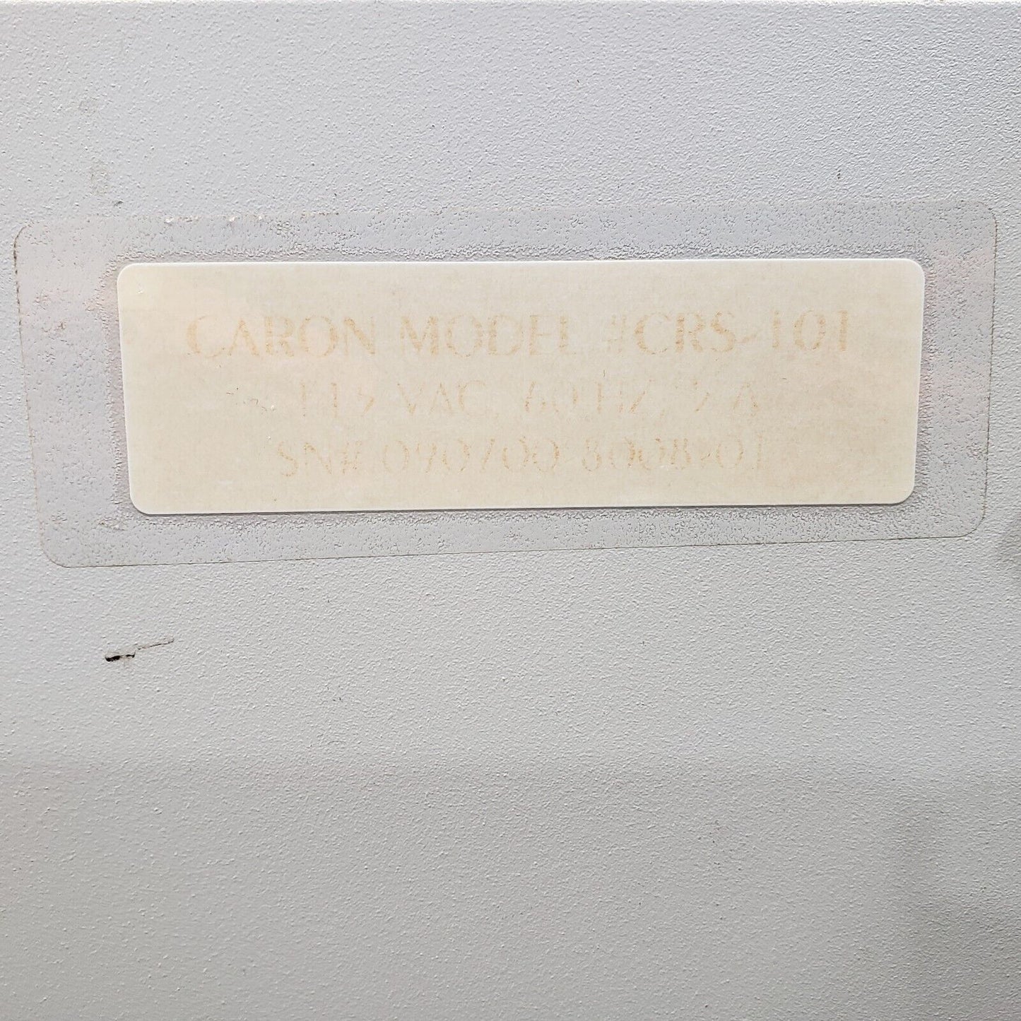 Tested Works- Caron CRS-101 Water Recirculator w/ Stainless Steel Body