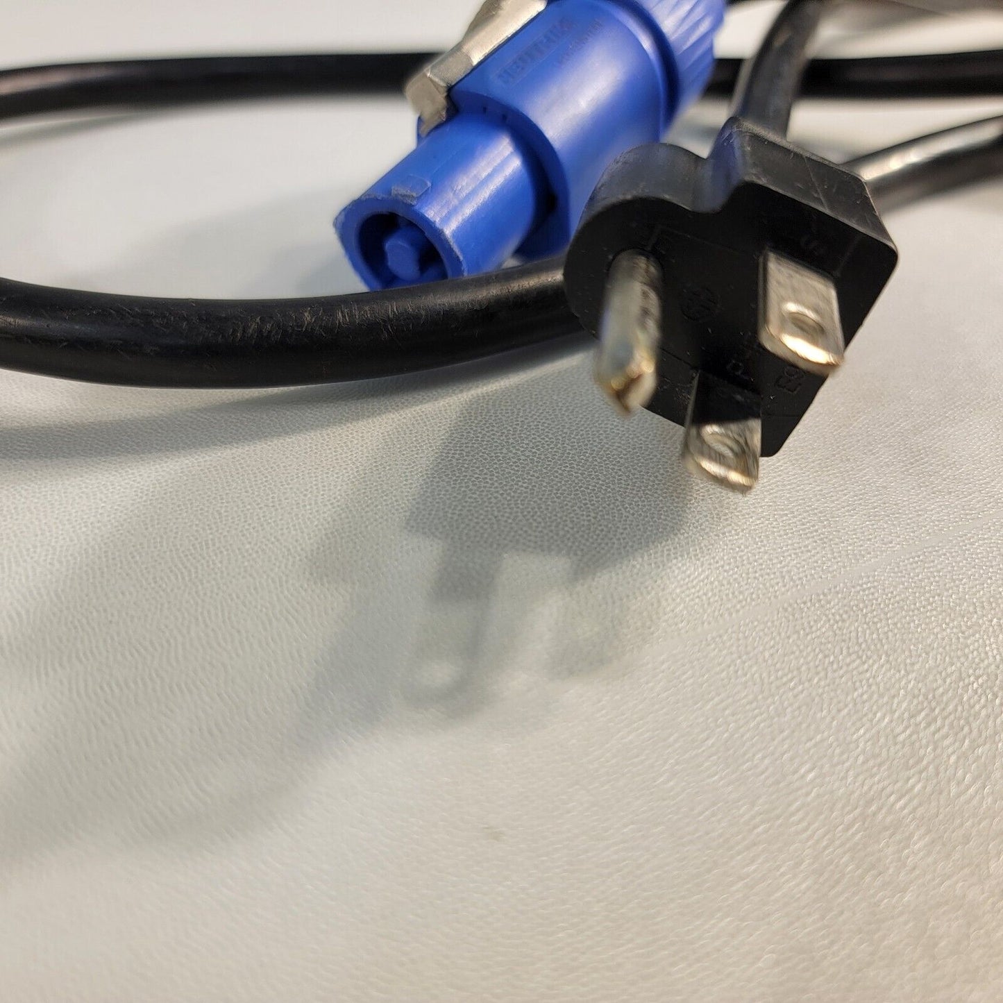 5ft Blue PowerCon NAC3FCA to Male Nema 5-15P Power Cord Connector Cable Neutrik