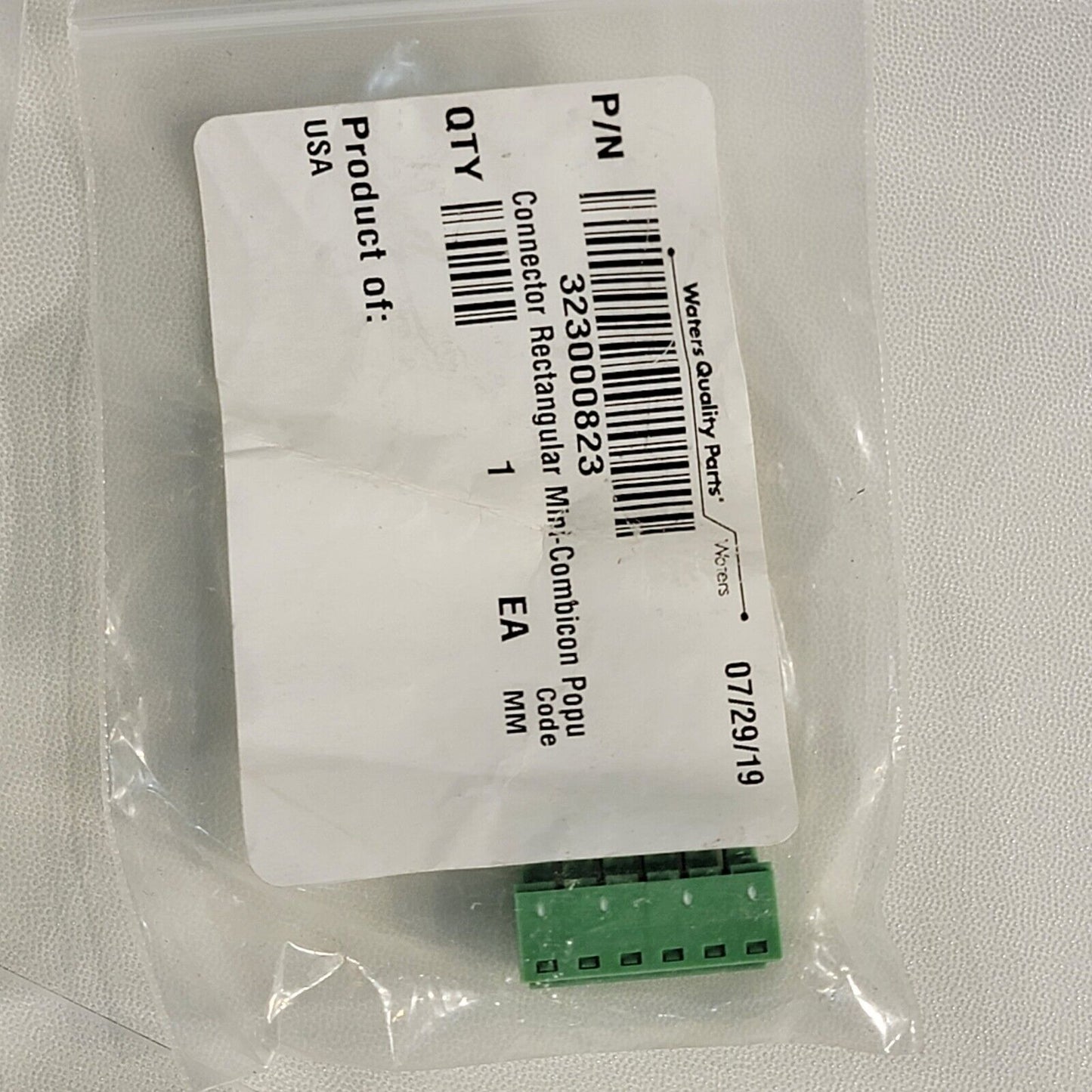 Waters Connector Header Plug Lot of 3: 12-Pin, 13-Pin, 6-Pin Mini-Combicon