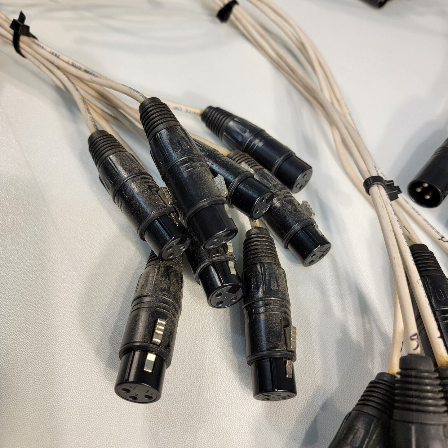 Huge Lot 3-Pin XLR Patch Cables Neutrik NC3MXX 2-Foot 3-Foot