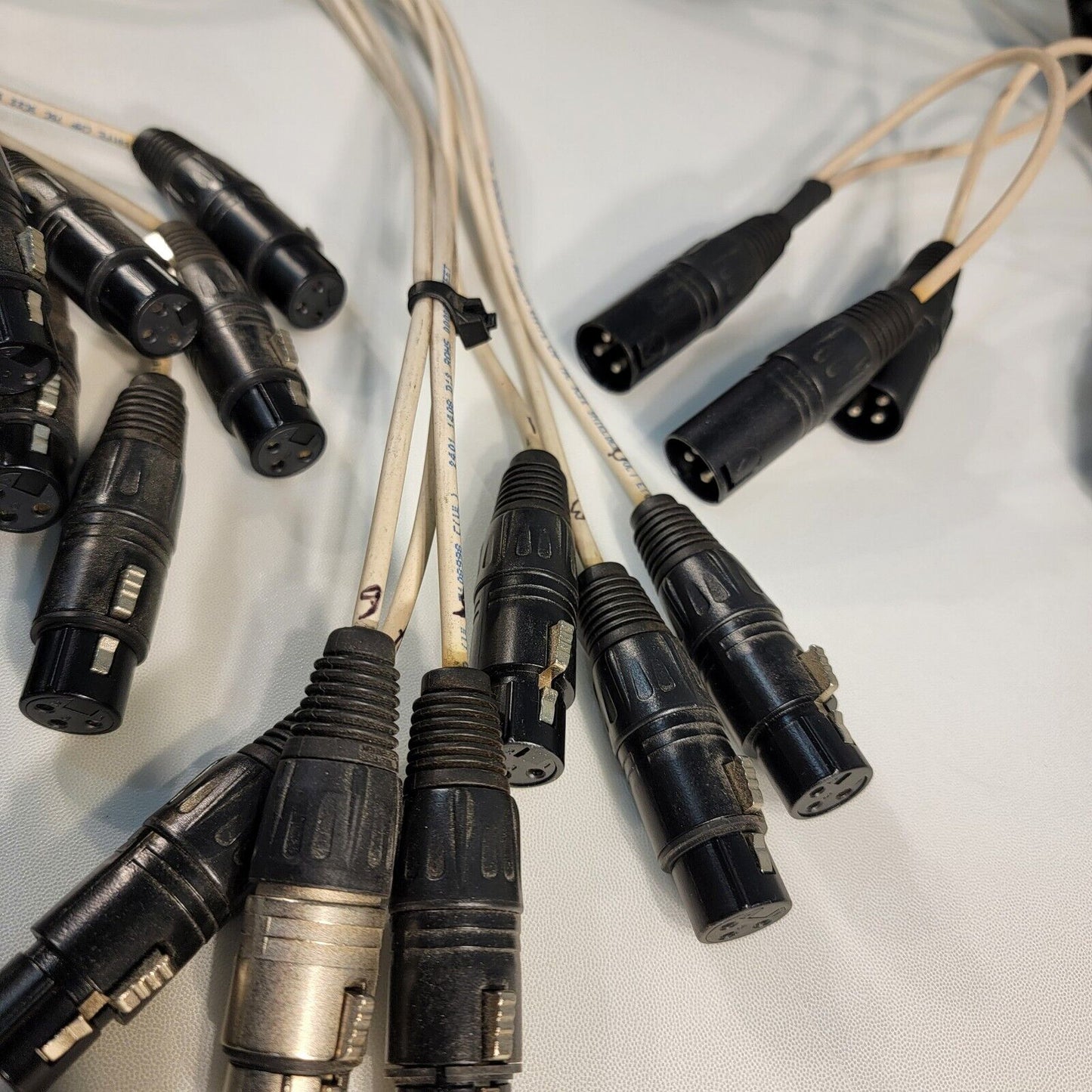 Huge Lot 3-Pin XLR Patch Cables Neutrik NC3MXX 2-Foot 3-Foot