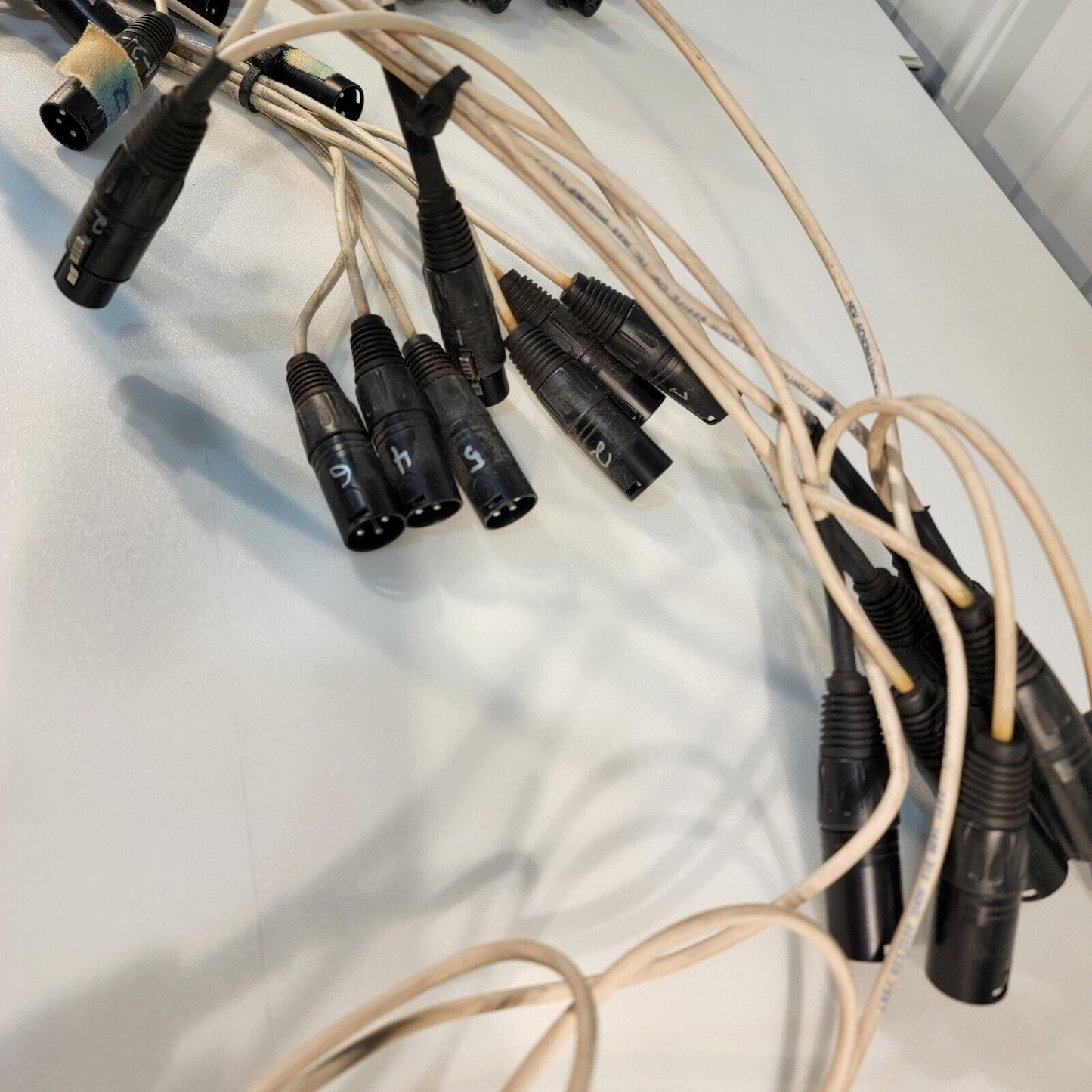 Huge Lot 3-Pin XLR Patch Cables Neutrik NC3MXX 2-Foot 3-Foot