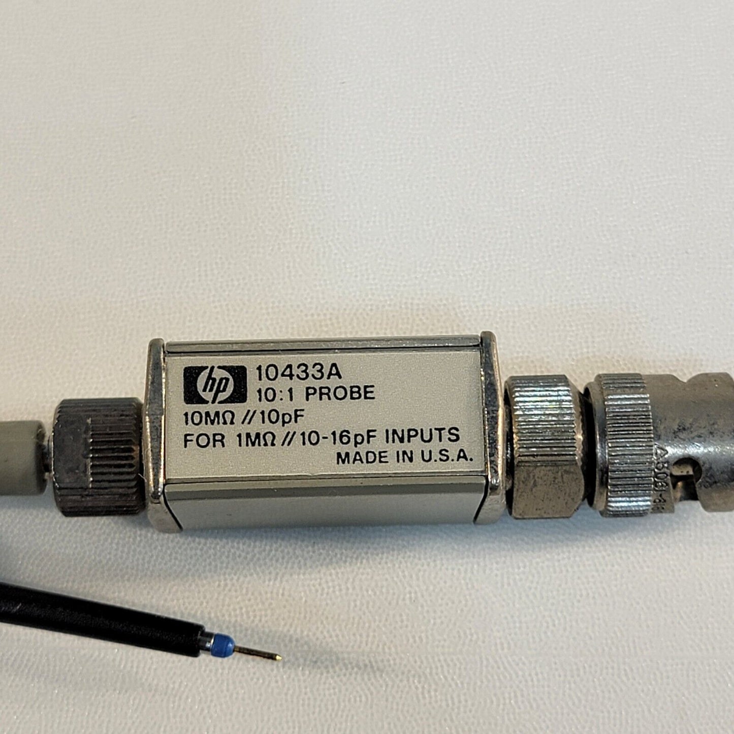 HP Hewlett Packard 10433A Oscilloscope Probe Passive 10:1, 300MHz 10MOhm 10pF