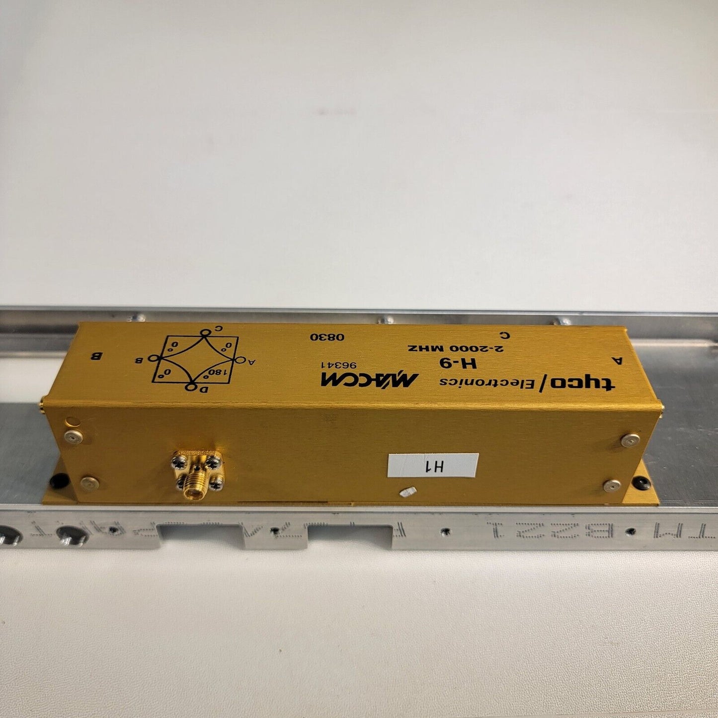 Tyco M/A-COM H-9 2-2000MHz 2GHz Hybrid Junction SMA RF Microwave 180° Bridge