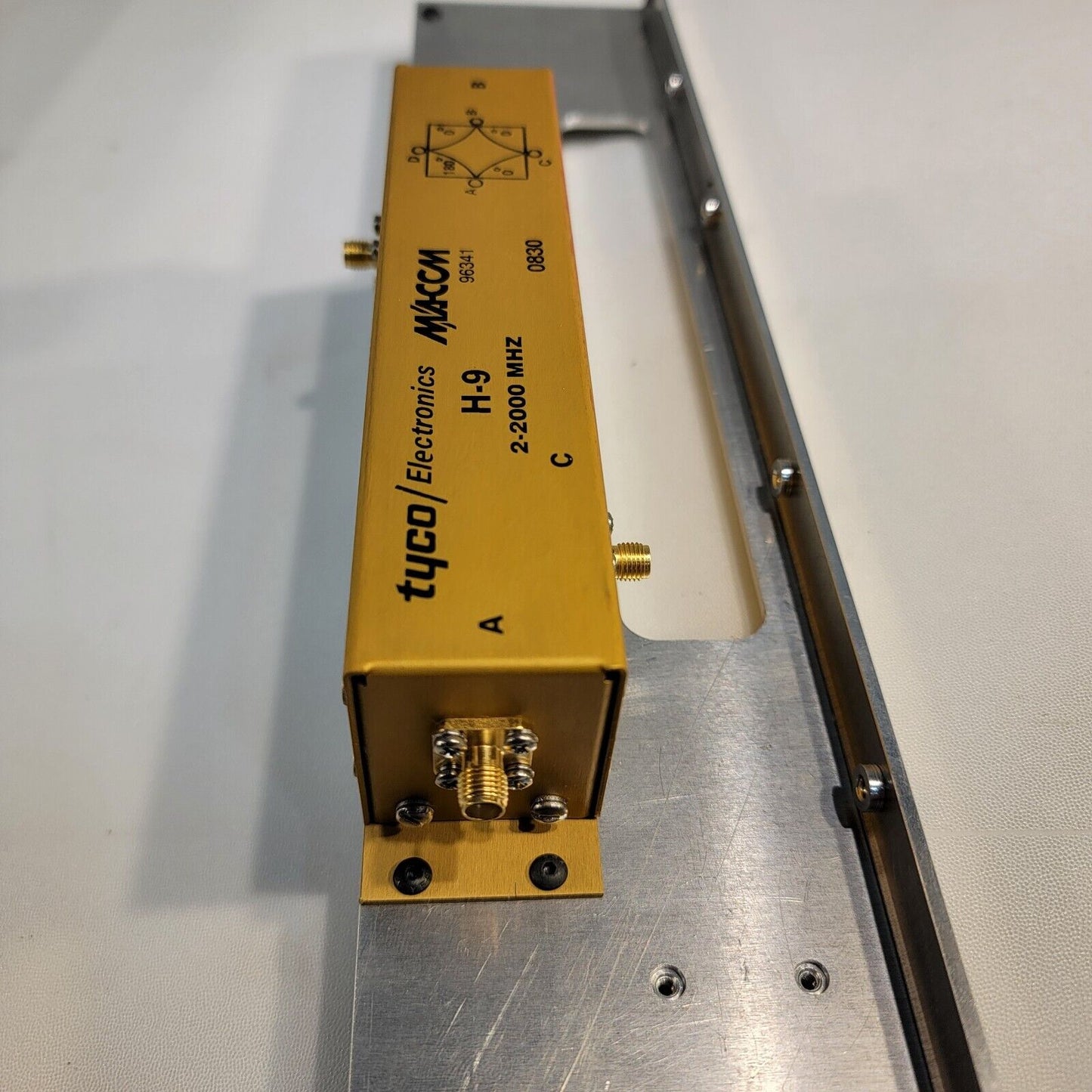 Tyco M/A-COM H-9 2-2000MHz 2GHz Hybrid Junction SMA RF Microwave 180° Bridge