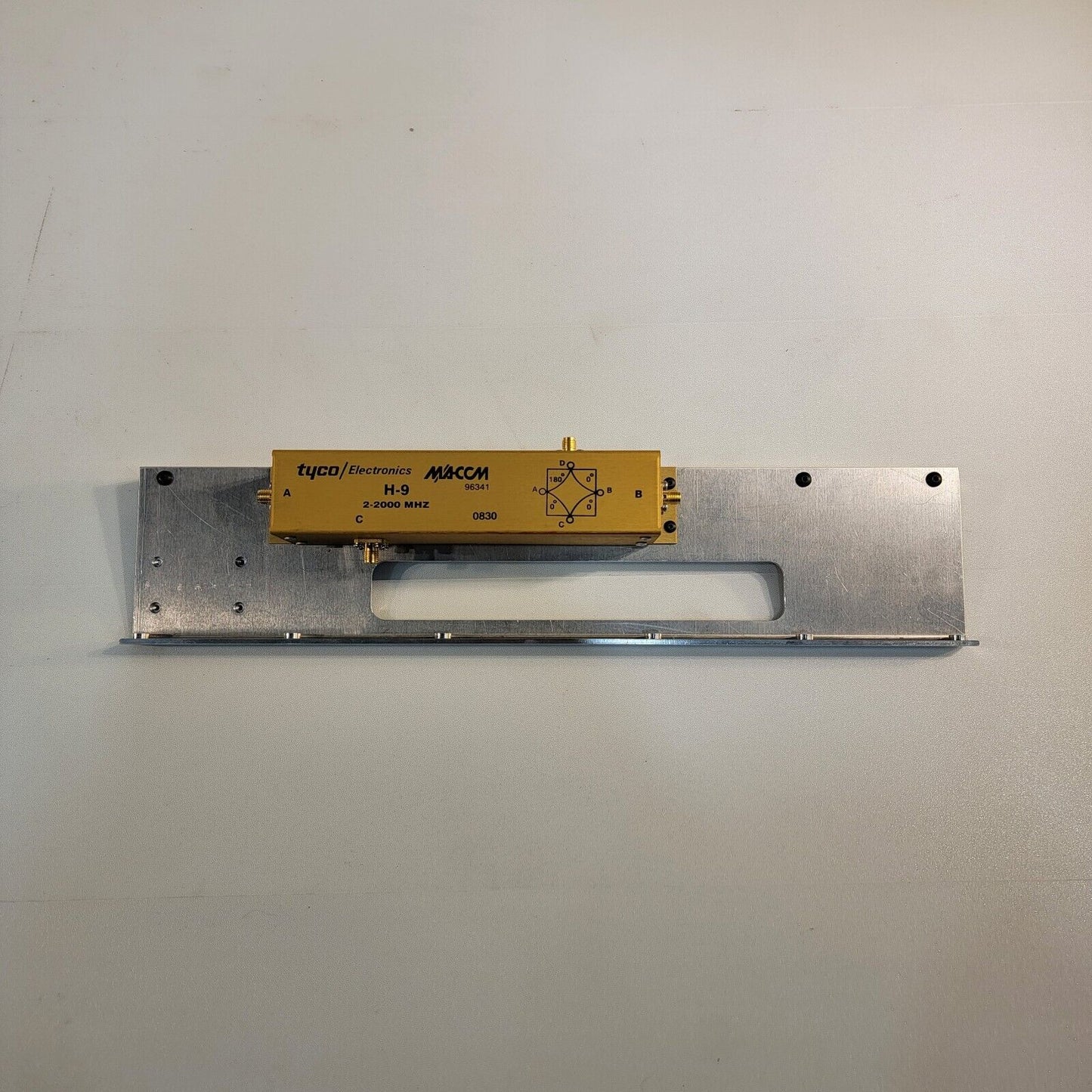 Tyco M/A-COM H-9 2-2000MHz 2GHz Hybrid Junction SMA RF Microwave 180° Bridge