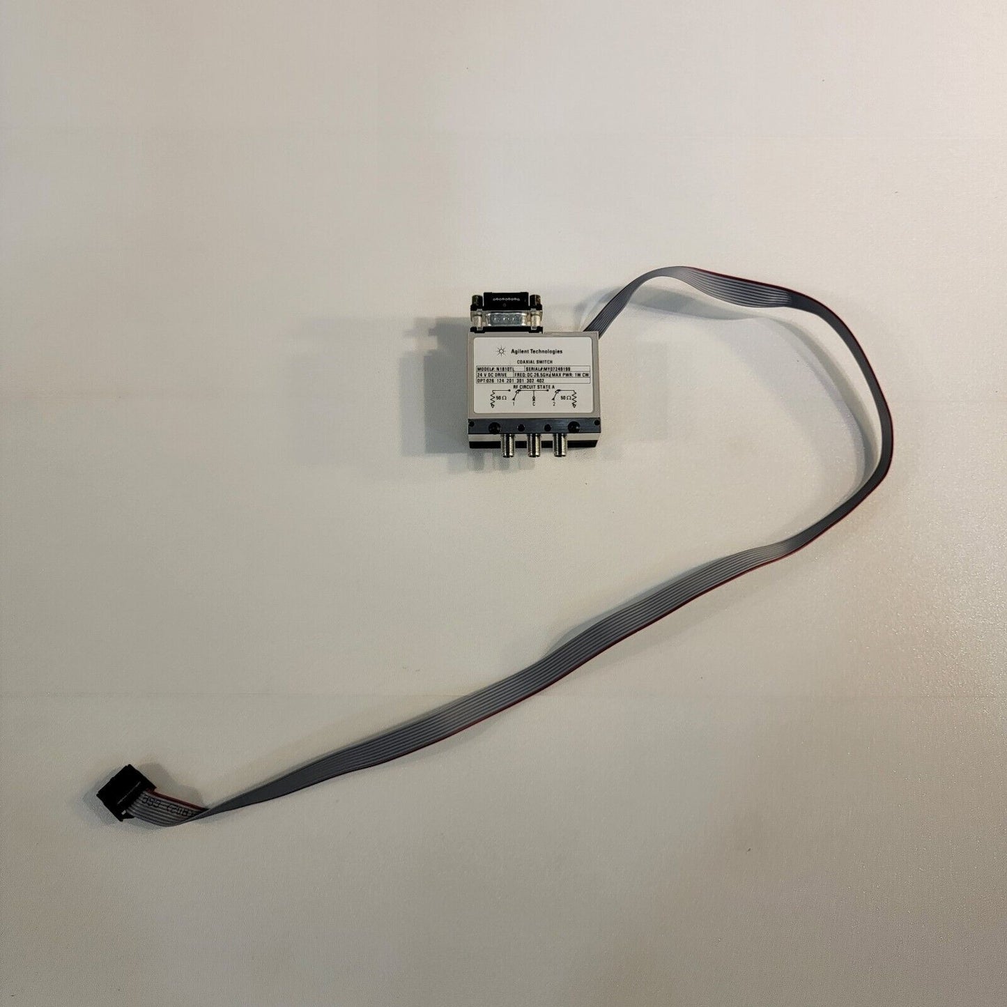 Agilent N1810TL OPT 026 124 201 301 302 402 DC-26.5 GHZ Coaxial Switch RF SMA 1W