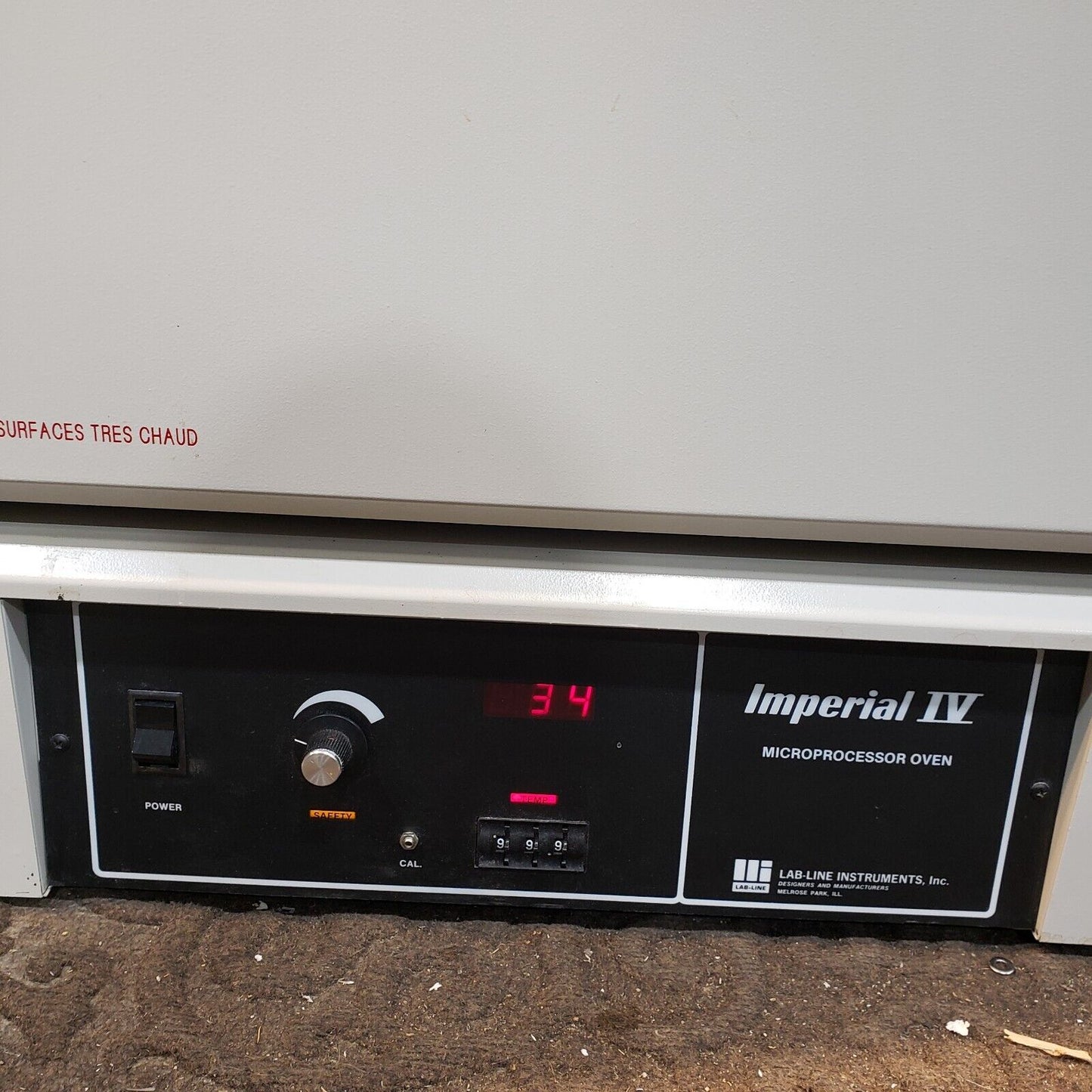 Lab Line Imperial IV 3489M Microprocessor Oven 120v 15A Tested to 250°C