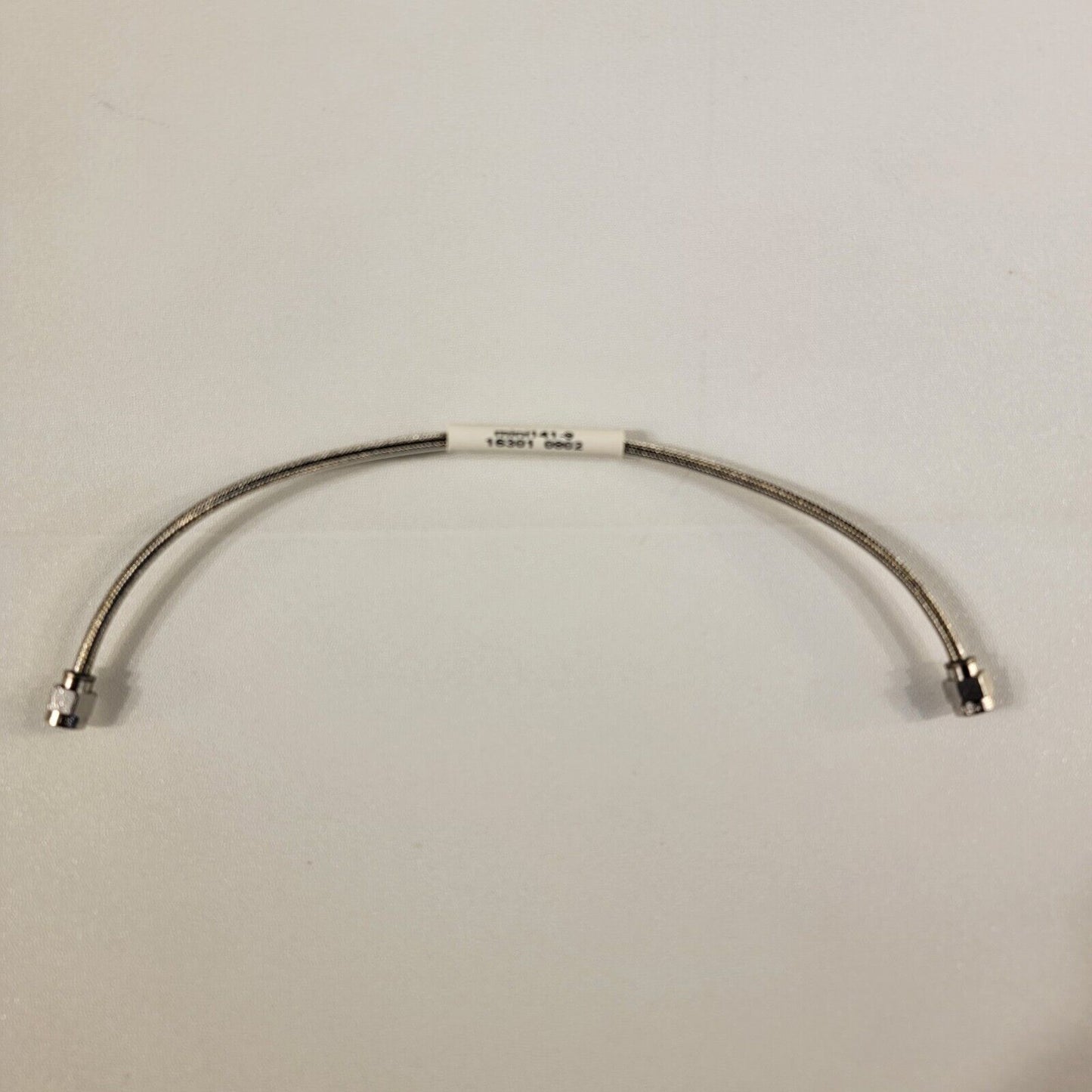 HUBER+SUHNER mini141-9 SMA Plug RF Cable 26.5GHz 9 Inches Long 50Ω Semi-Ridgid