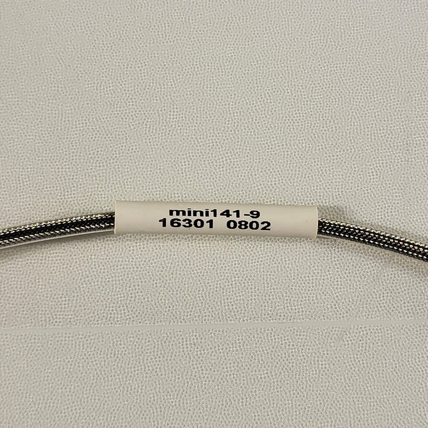HUBER+SUHNER mini141-9 SMA Plug RF Cable 26.5GHz 9 Inches Long 50Ω Semi-Ridgid
