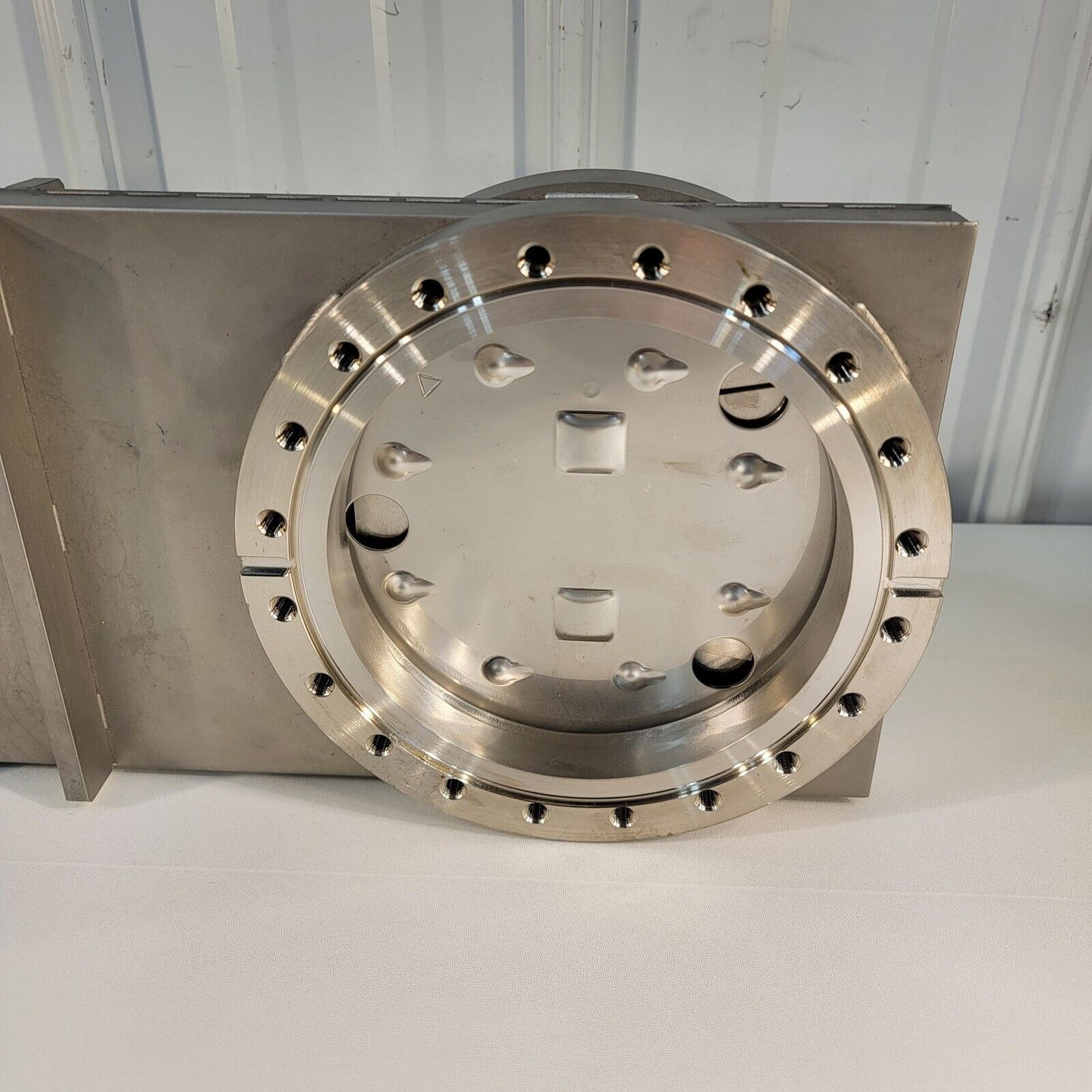 VAT 8" CF DN160CF Conflat Manual Gate Valve High Vacuum Stainless Steel