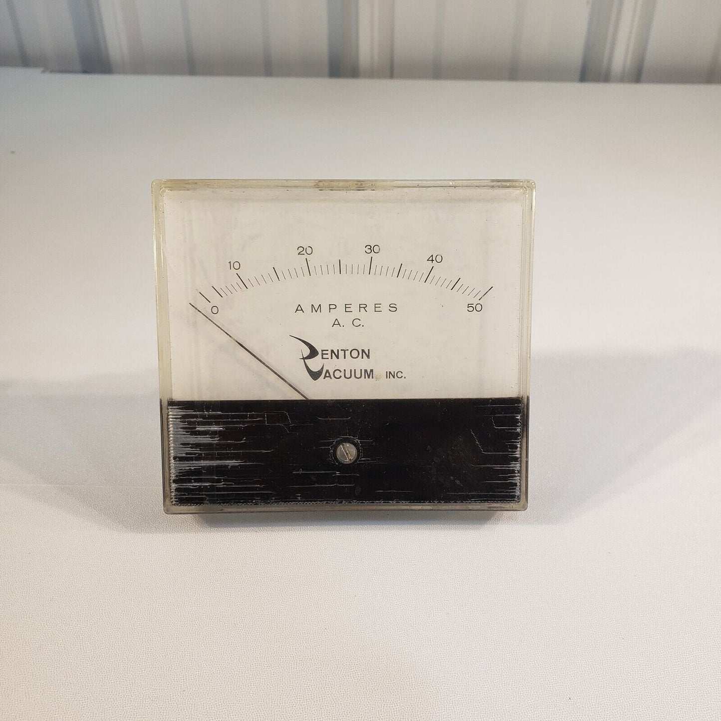 Denton Vacuum D-6643 AC Amperes Gauge Panel Meter Remote Sense Vintage