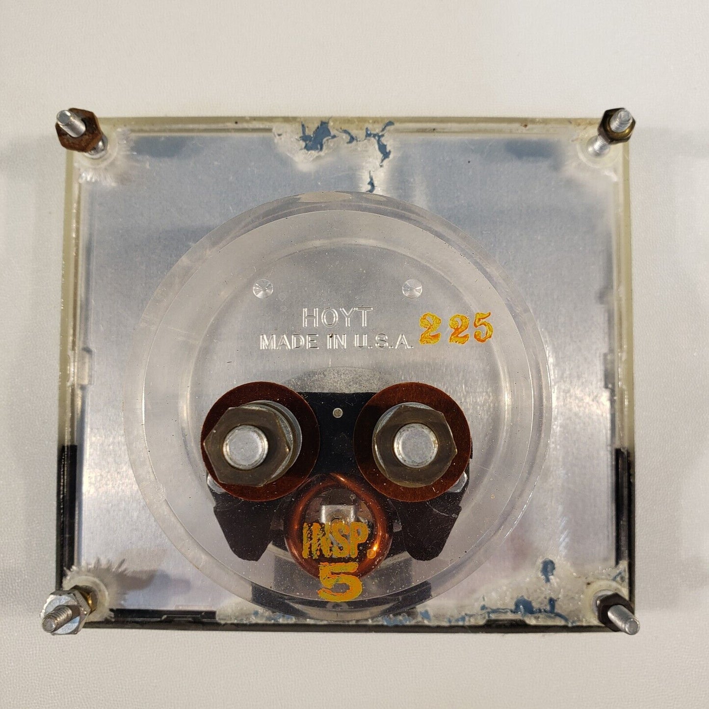 Denton Vacuum D-6643 AC Amperes Gauge Panel Meter Remote Sense Vintage