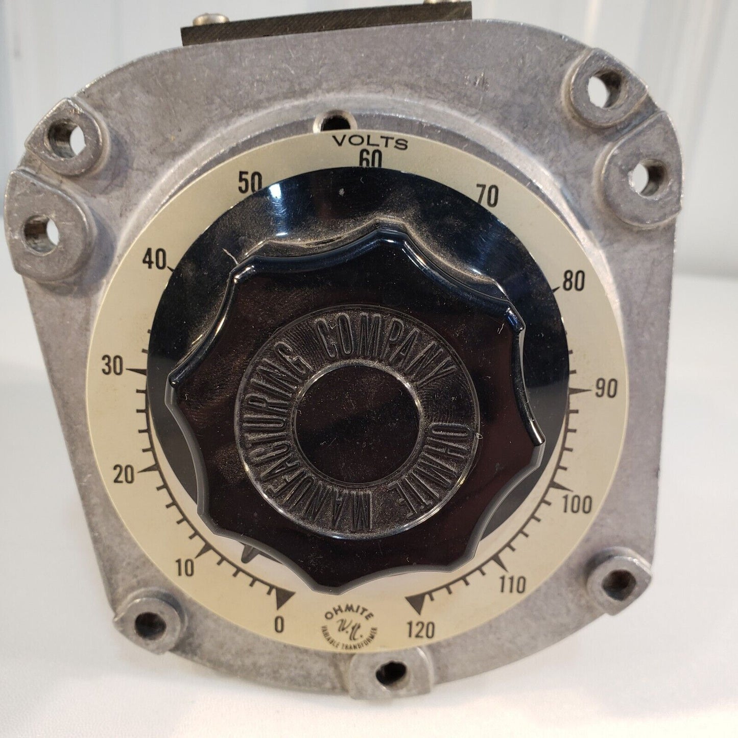 OHMITE VT8N Variable Transformer Variac Input 120V 50-60Hz Output 10A