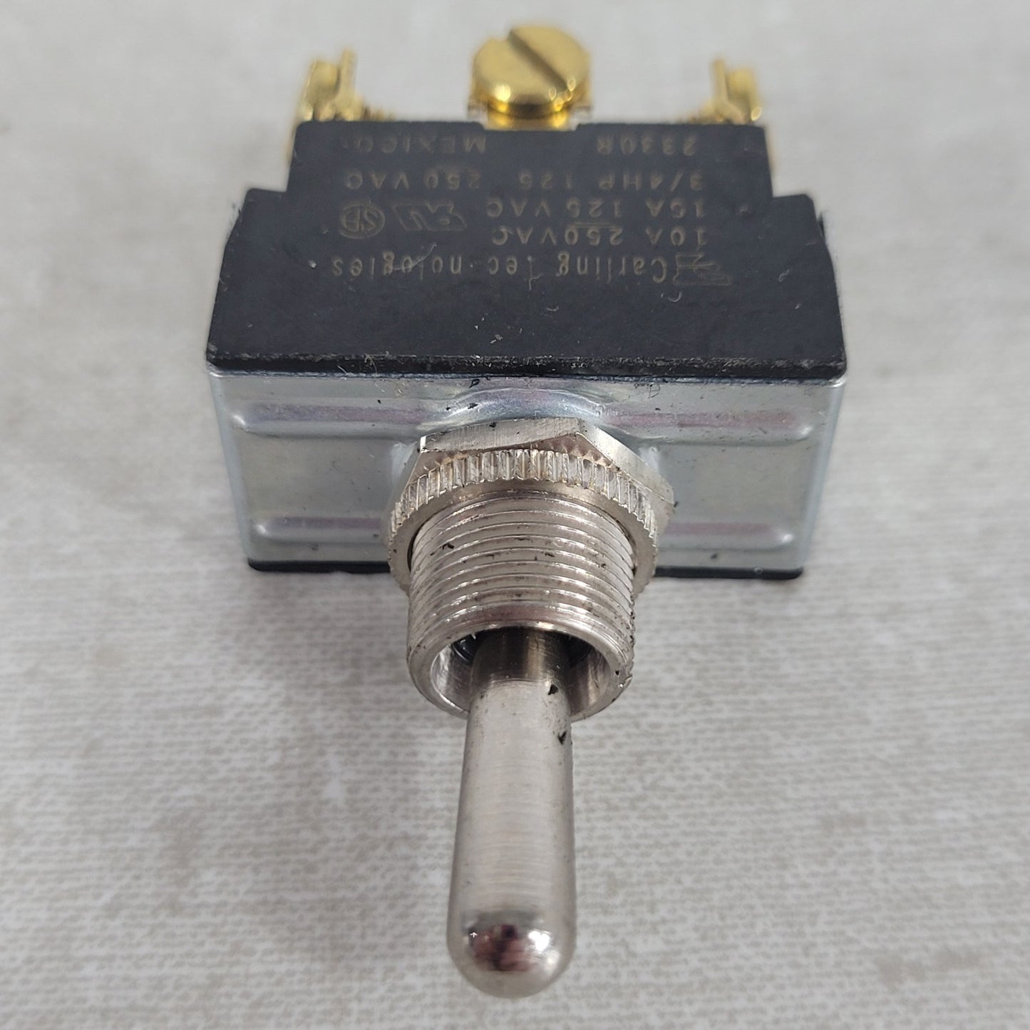 2x Carling Technologies 6GM5M-78 Sealed DPDT (On)-Off-(On) 15A Toggle Switches