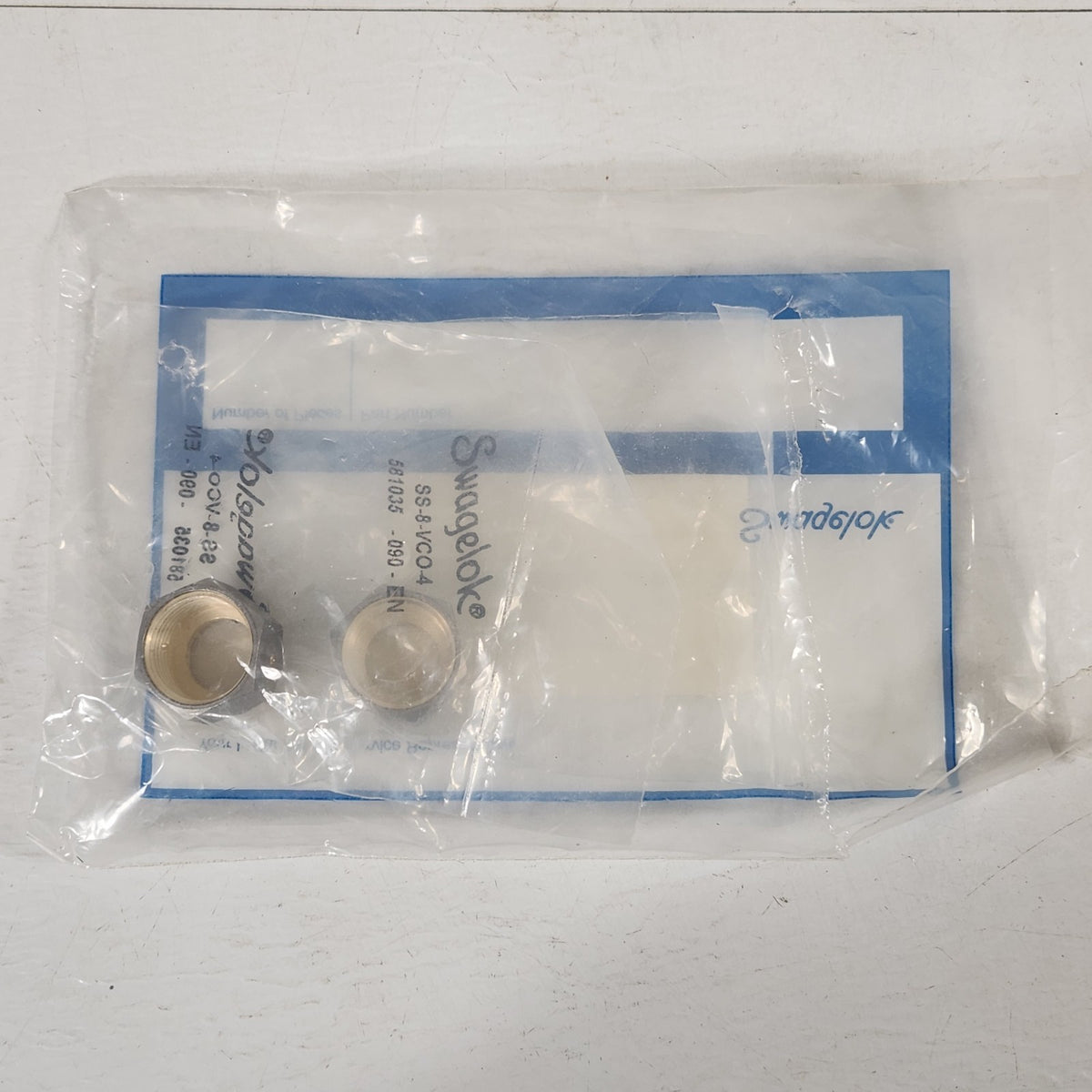 Swagelok SS-8-VCO-4 1/2" VCO Female Nuts 316 Stainless Steel Lot of 2 NOS  Copy