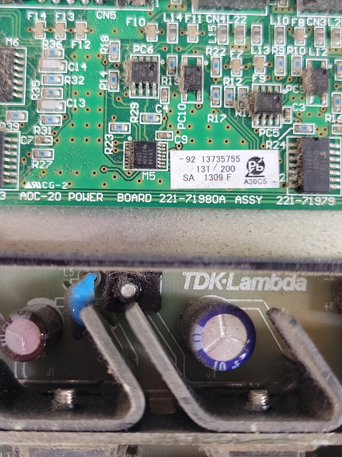 Shimadzu 221-7198A 221-71979 AOC-20 Power Board Assembly from a GC-2014AFsc