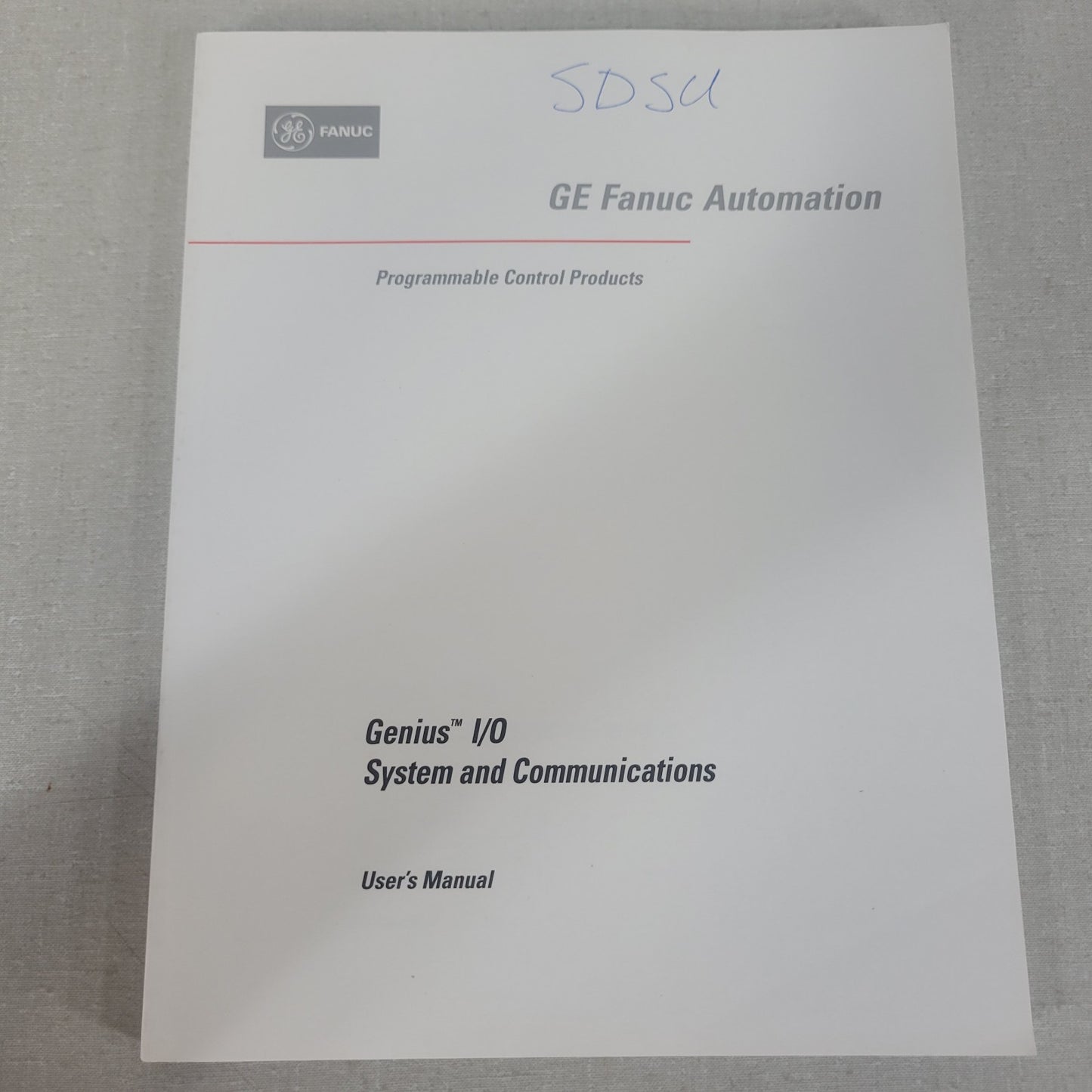 GE Fanuc GEK-90486F-1 Genius I/O System Communications PLC User Manual Original