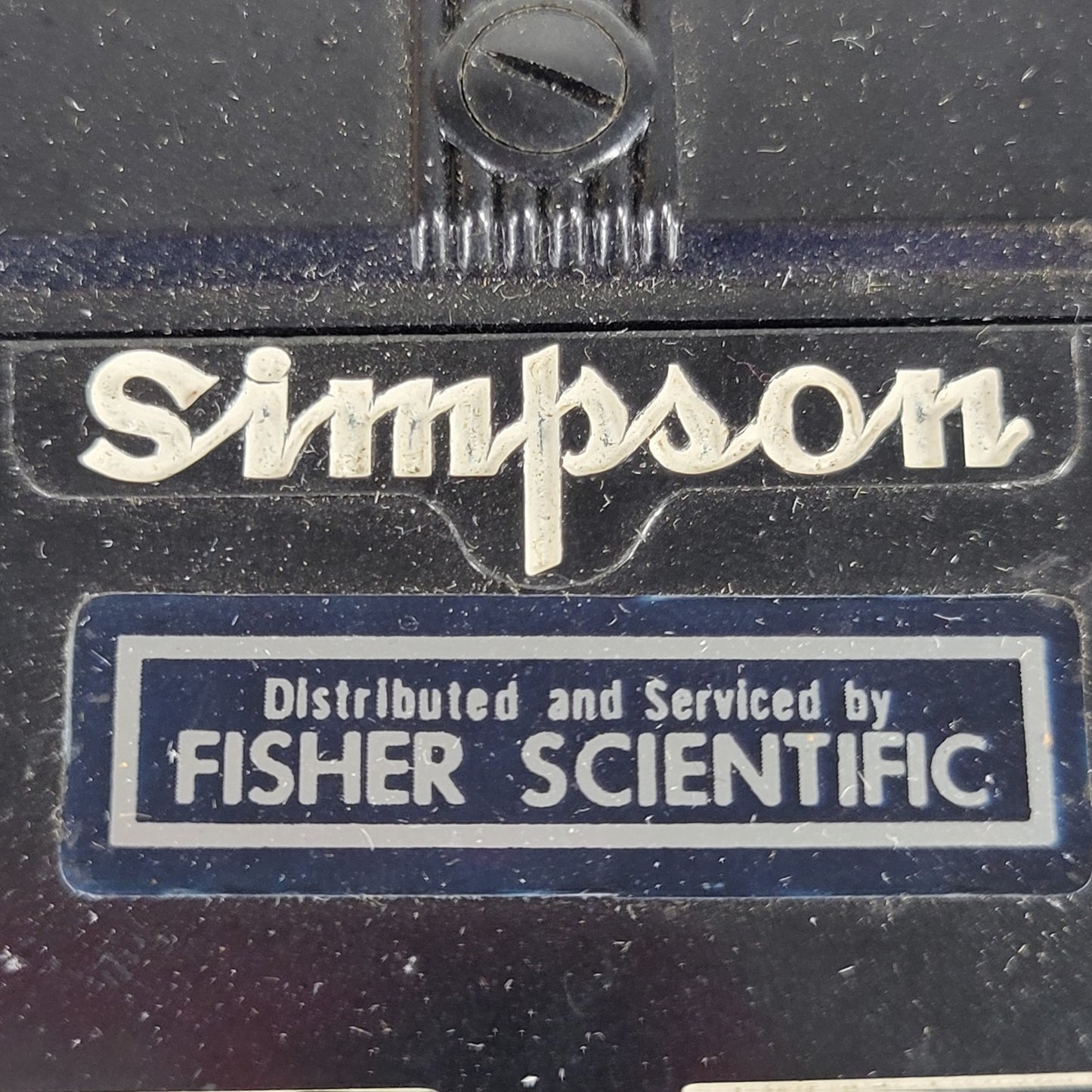 VINTAGE SIMPSON MODEL 373 DC Milliammeter, 1-1000mA, Original Instrument Case