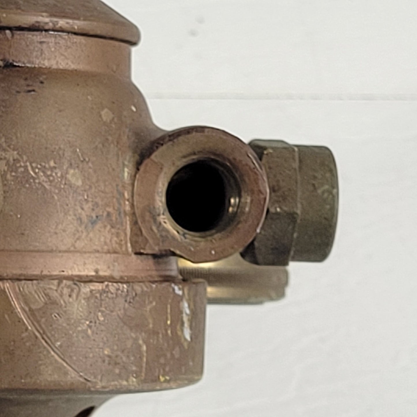J Nageldinger & Son N-506 Brass Dual Gauge Gas Pressure Regulator Vintage