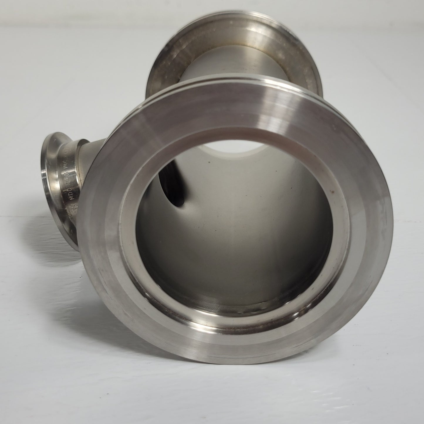 ISO-K63 to KF40 NW40 QF40 3-Way High Vacuum Reducing Tee Stainless Steel
