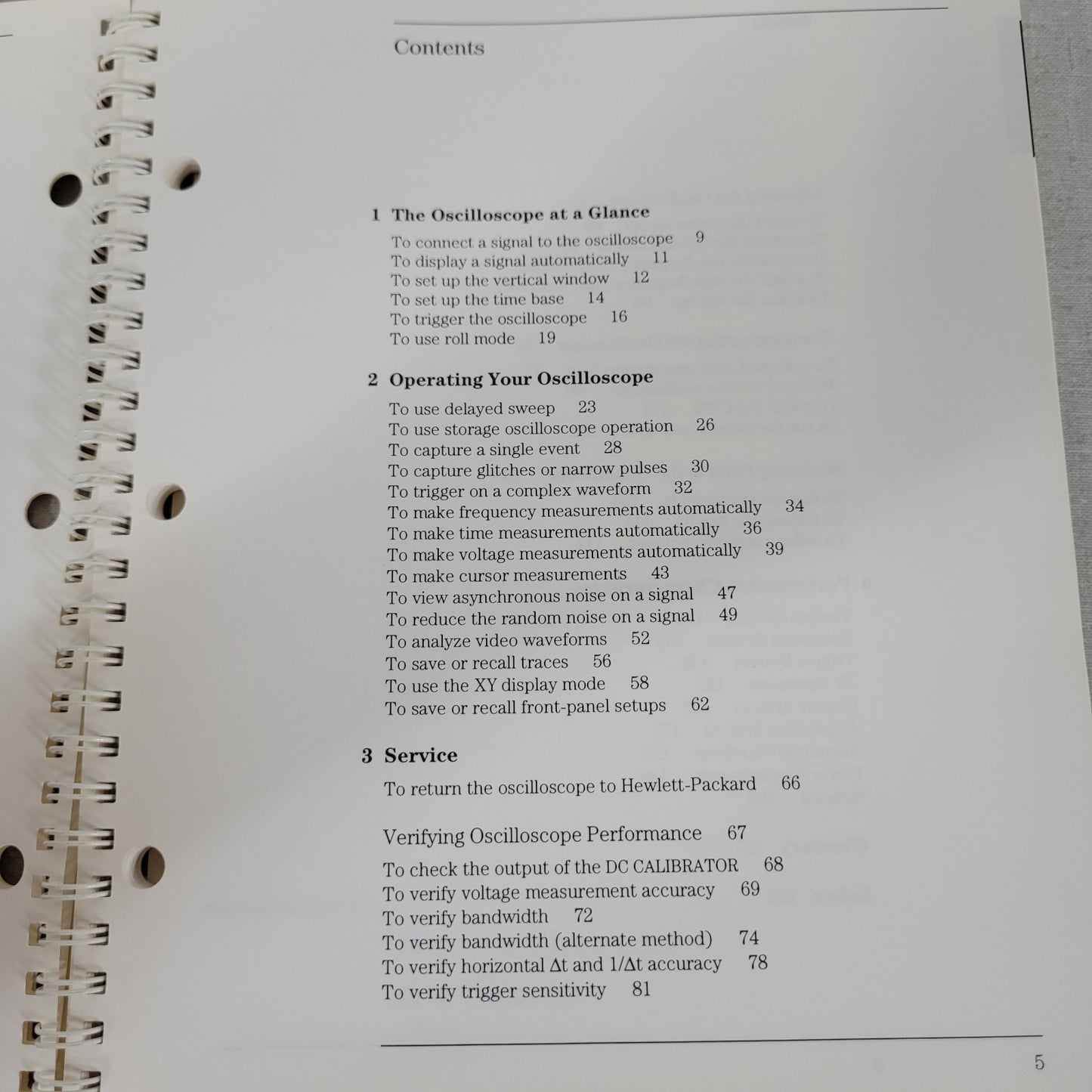 HP Hewlett Packard 54600-Series Oscilloscopes User Service Guide Manual