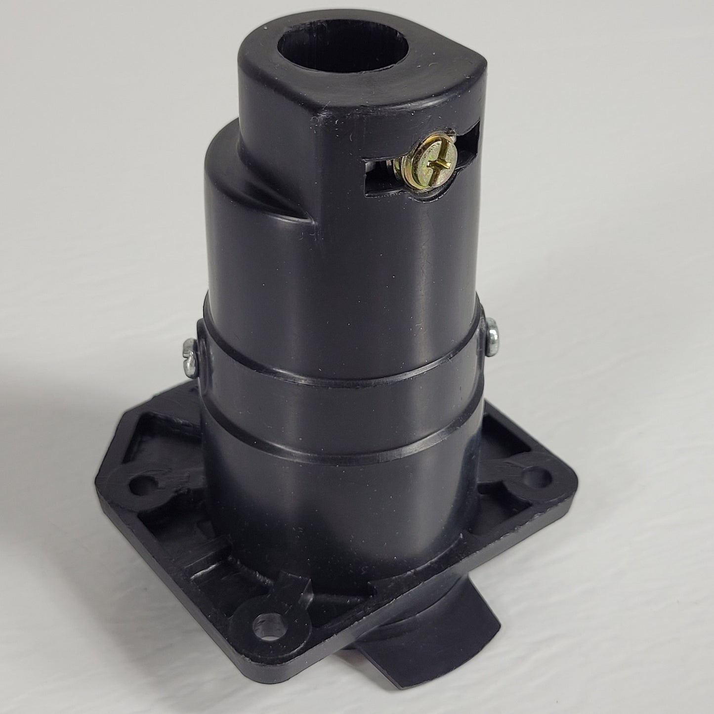 Pollak 12-907 9-Way RV Trailer Connector Socket 6-24V Black Nylon Vehicle End