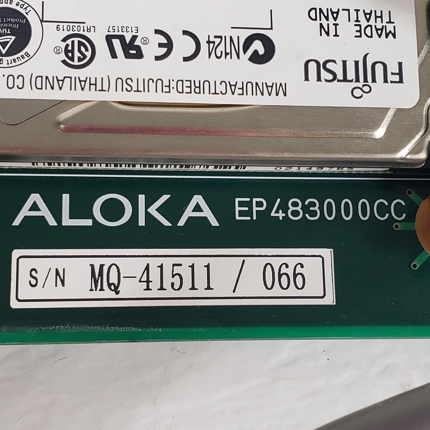Aloka EP483000CC EP488900AB CPU Board Assy SSD-3500 Ultrasound