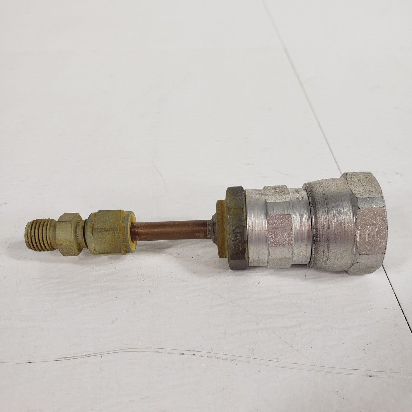 Danfoss Hansen 5400-S5-8 Refrigerant Female Coupling Adapter to 1/4" Swagelok