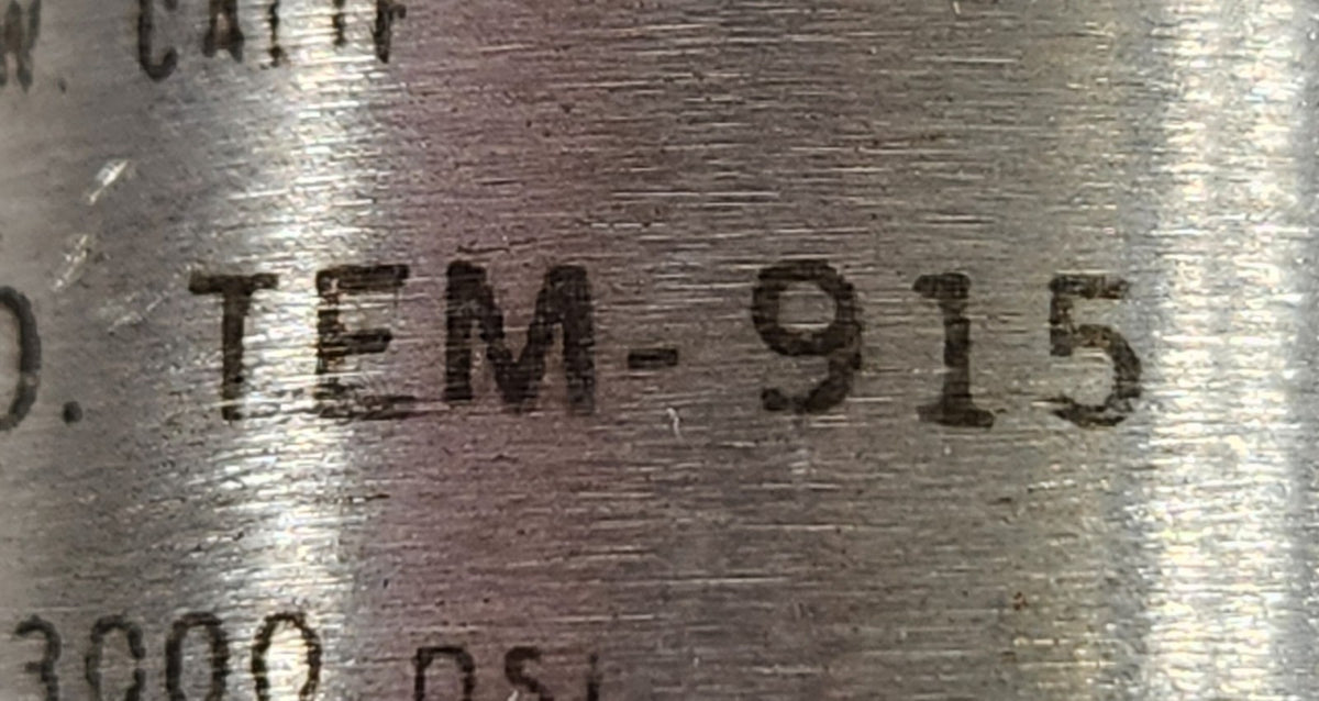 T.E.M. TEM-915 High Purity Inline Gas Filter 0.003 Micron 3000 PSI