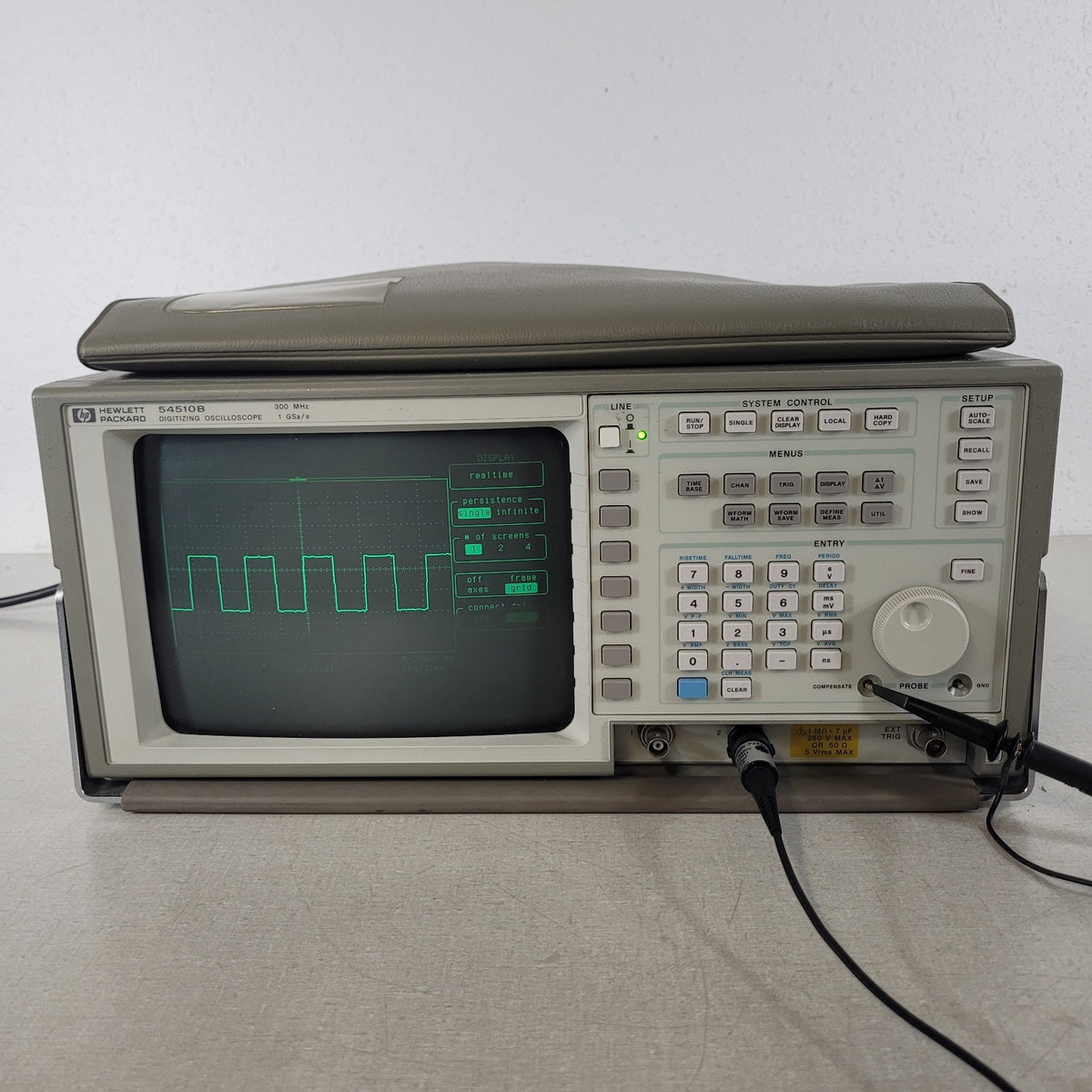 HP Hewlett Packard 54510B 300MHz 1GSa/s 2CH Oscilloscope TESTED WORKING