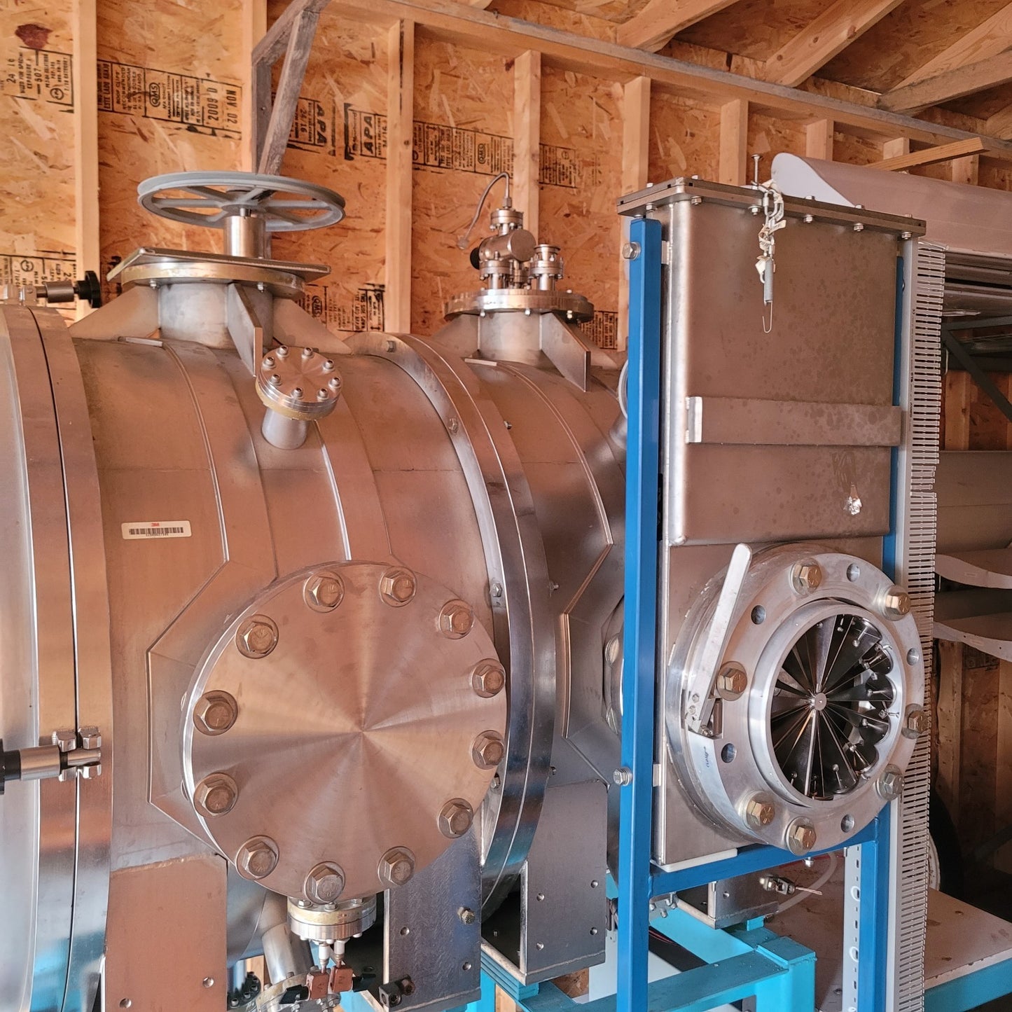 40" 1000L High Vacuum PVD Sputter Chamber Rotating Substrate Stages Thin Film